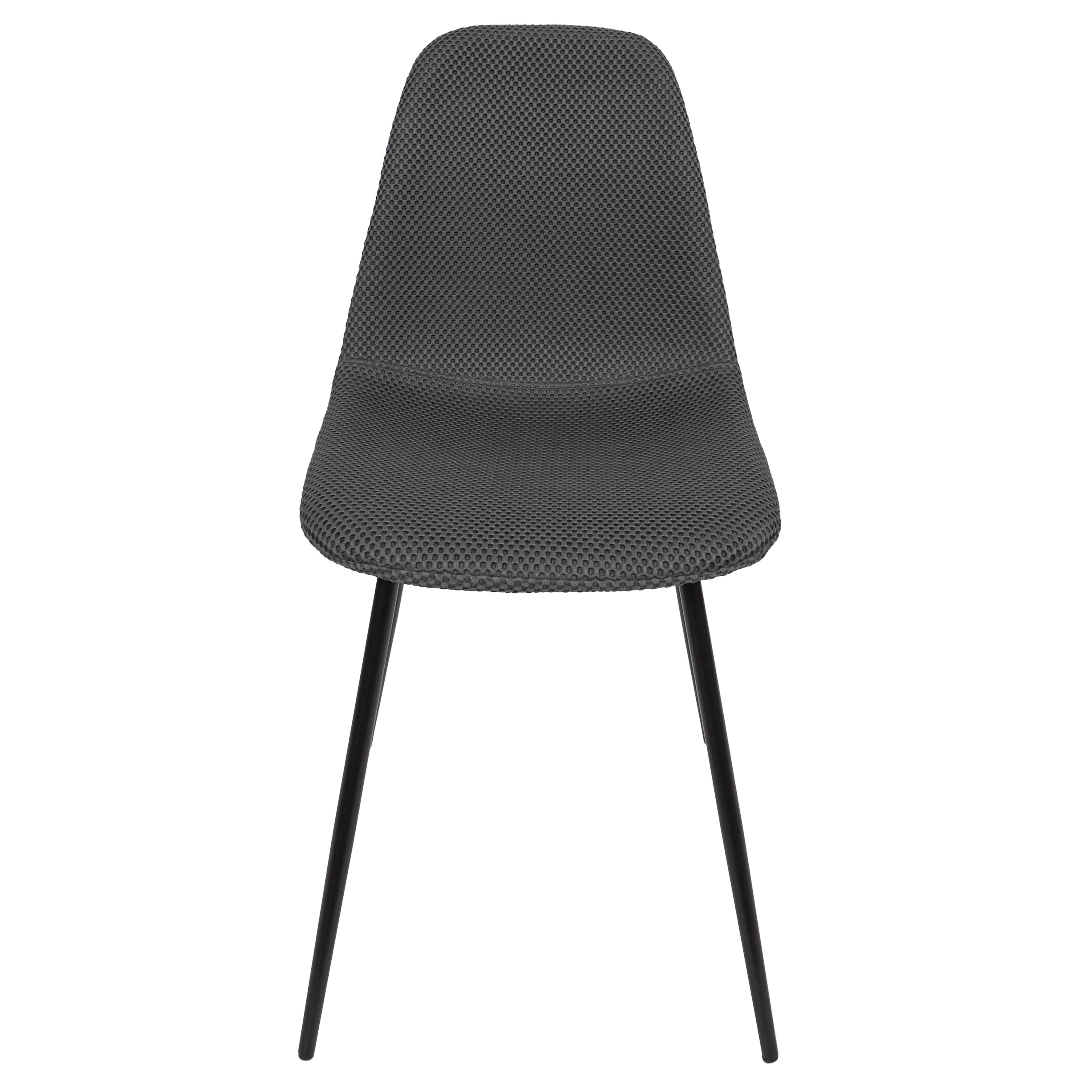 CHAISE ATOME GRIS - LOT DE 4