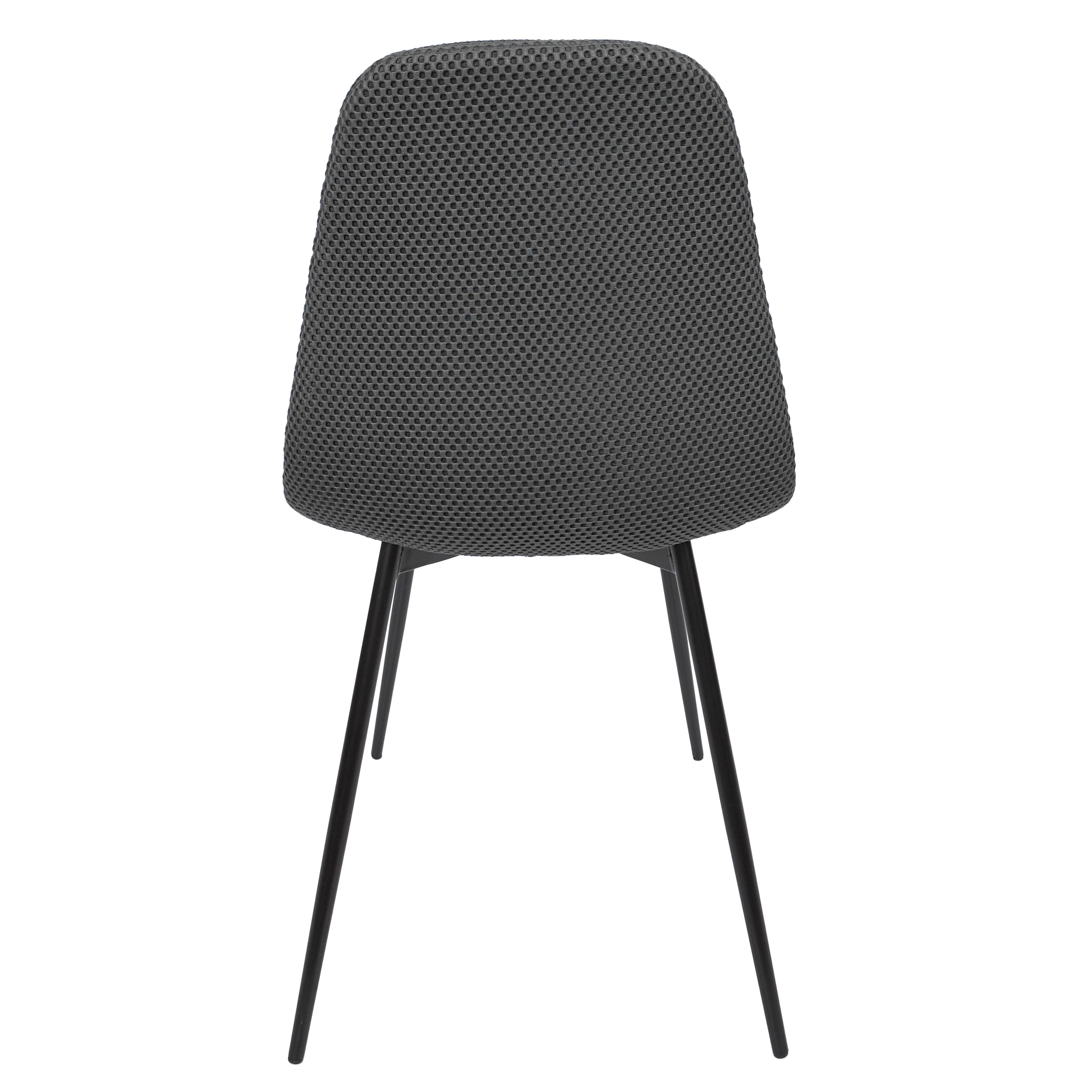 CHAISE ATOME GRIS - LOT DE 4