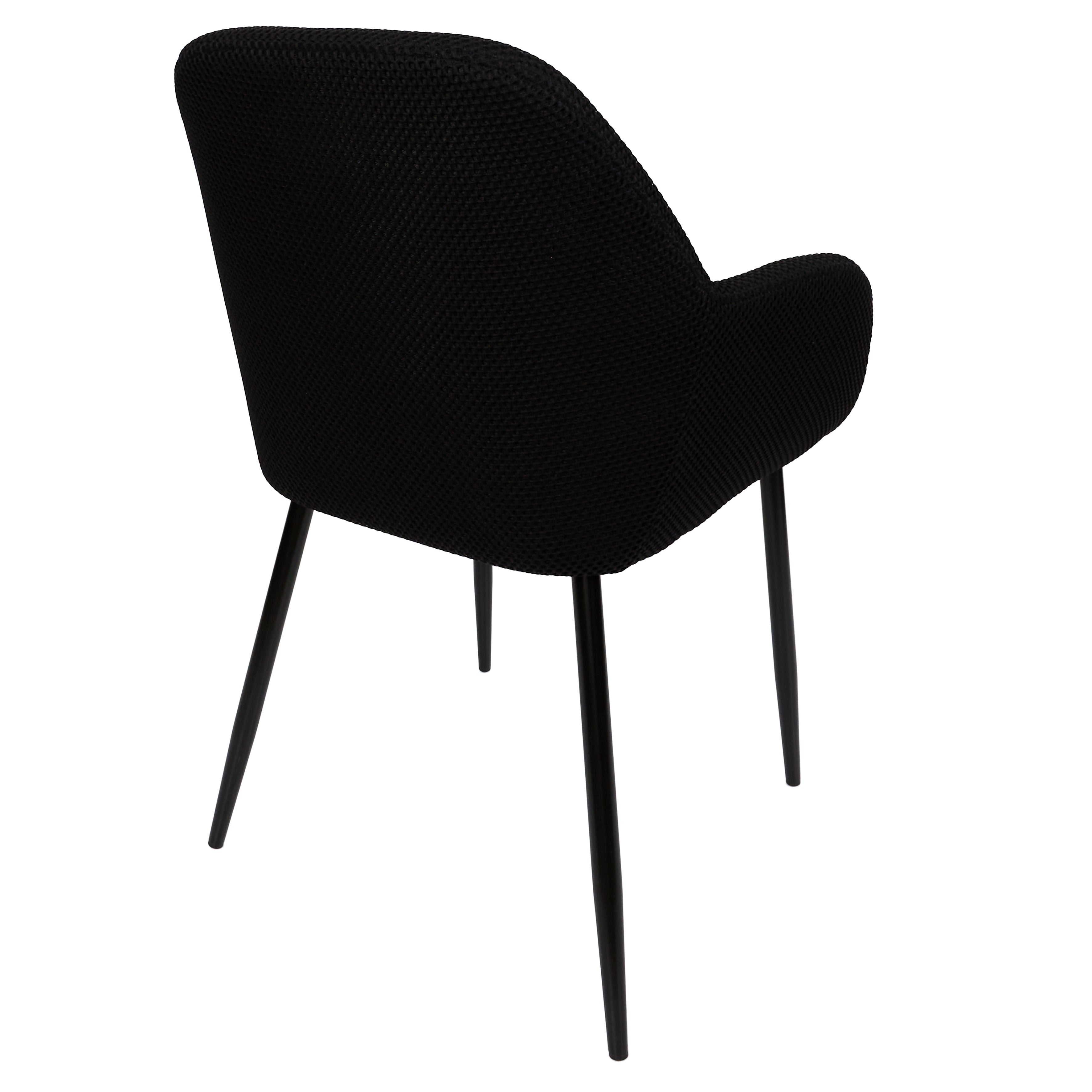 FAUTEUIL ATOME NOIR - LOT DE 2