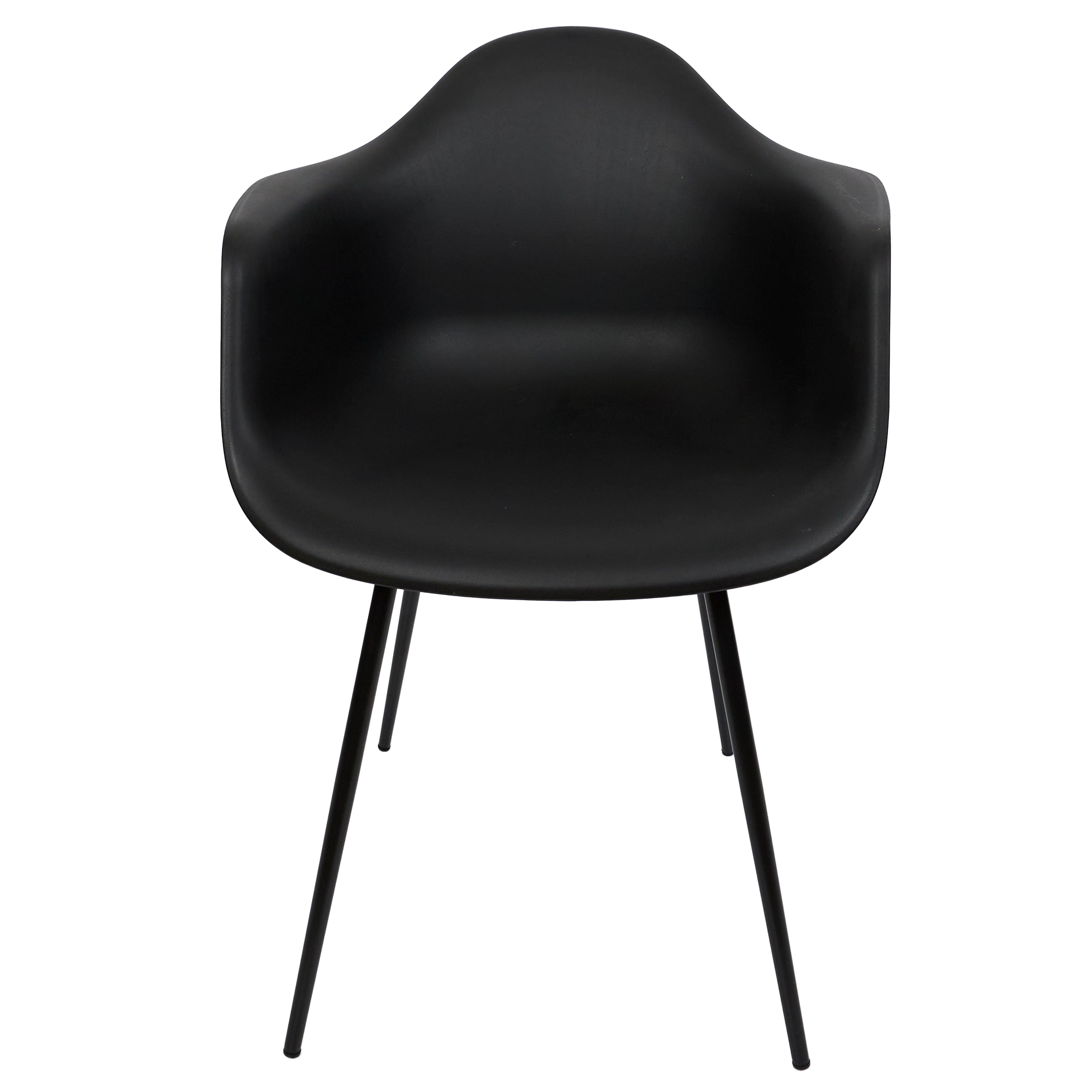 FAUTEUIL GUSTAV NOIR - LOT DE 4