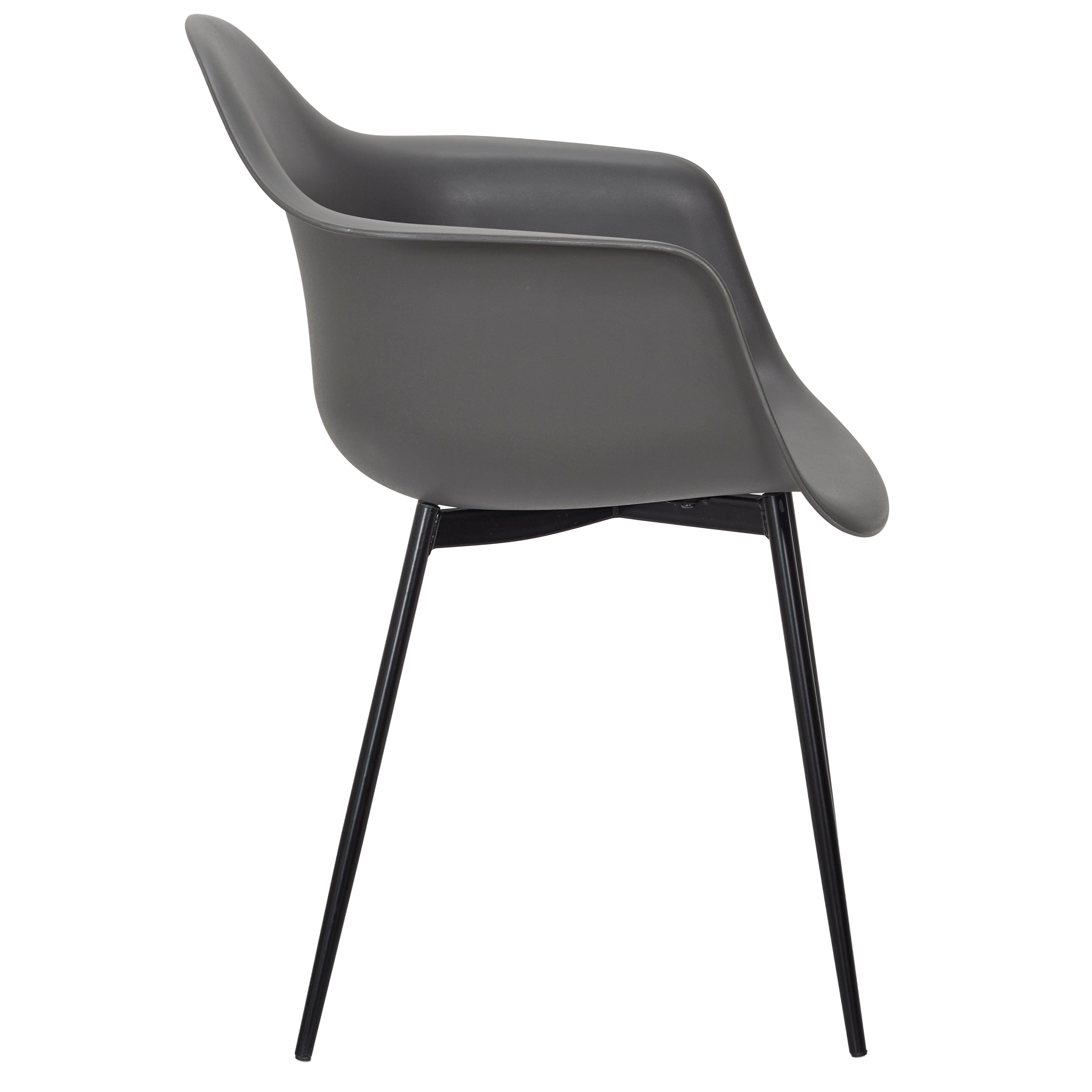 FAUTEUIL GUSTAV GRIS - LOT DE 4