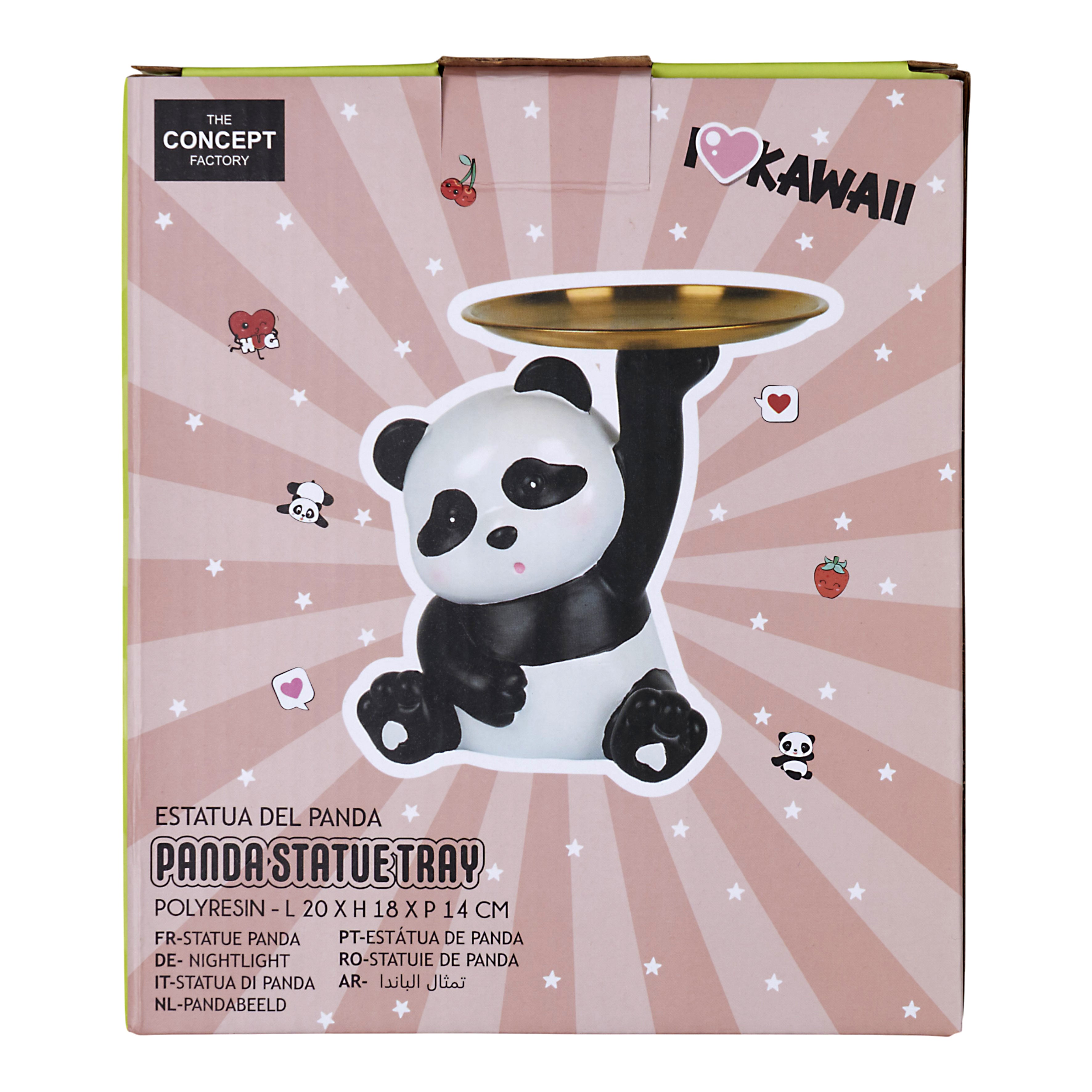 STATUE PANDA VIDE POCHE H18CM KAWAII