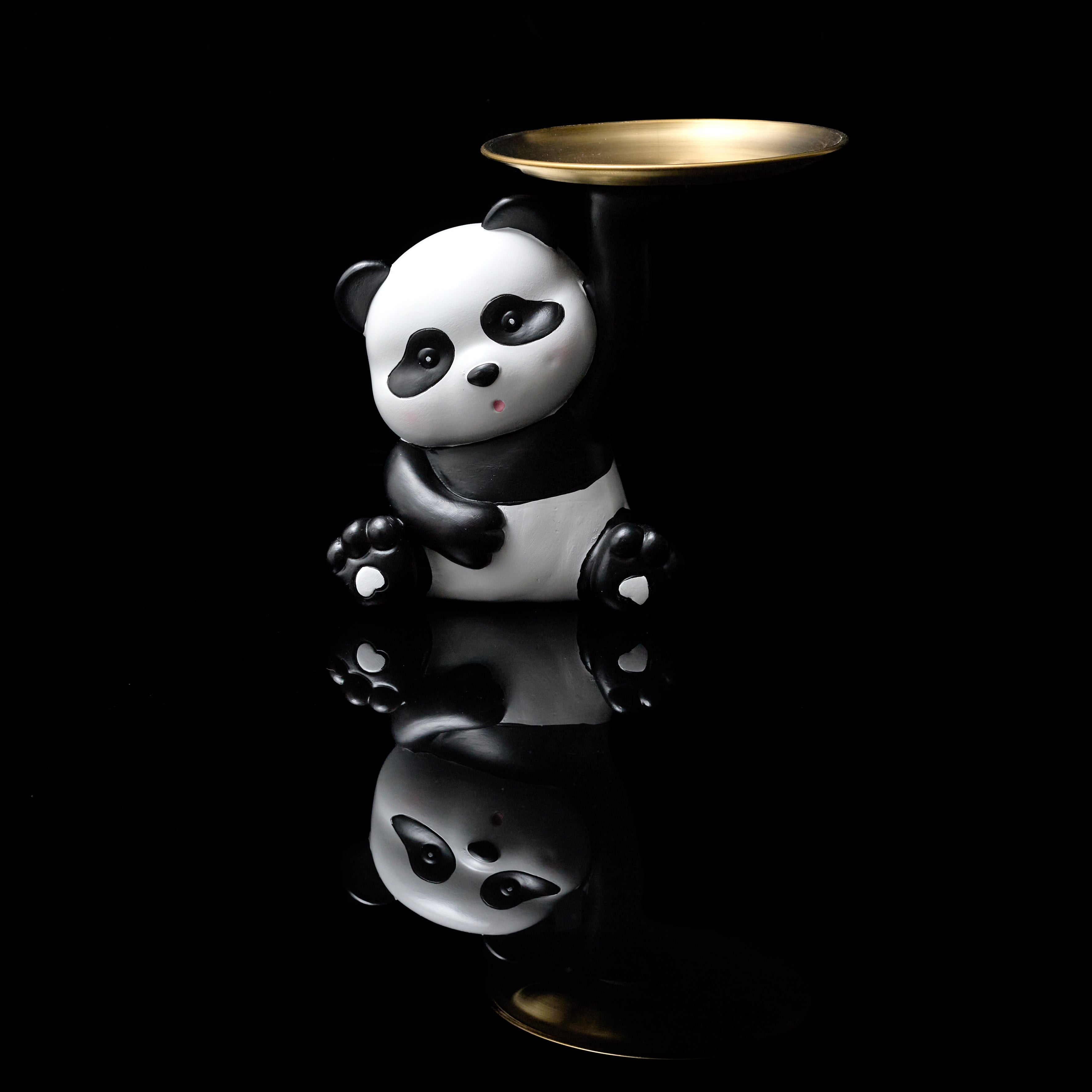 STATUE PANDA VIDE POCHE H18CM KAWAII