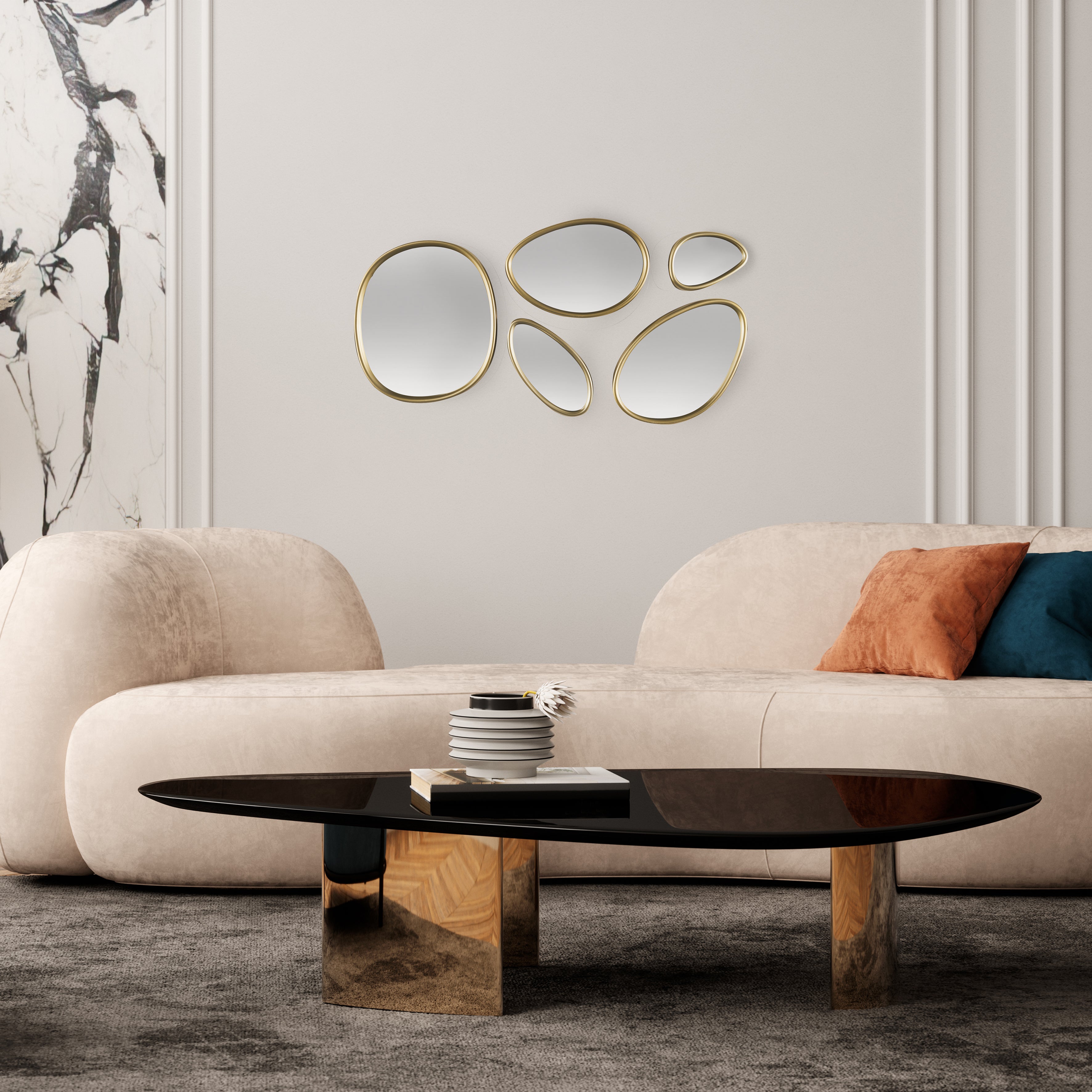 MIROIR FORME ORGANIQUE X5
