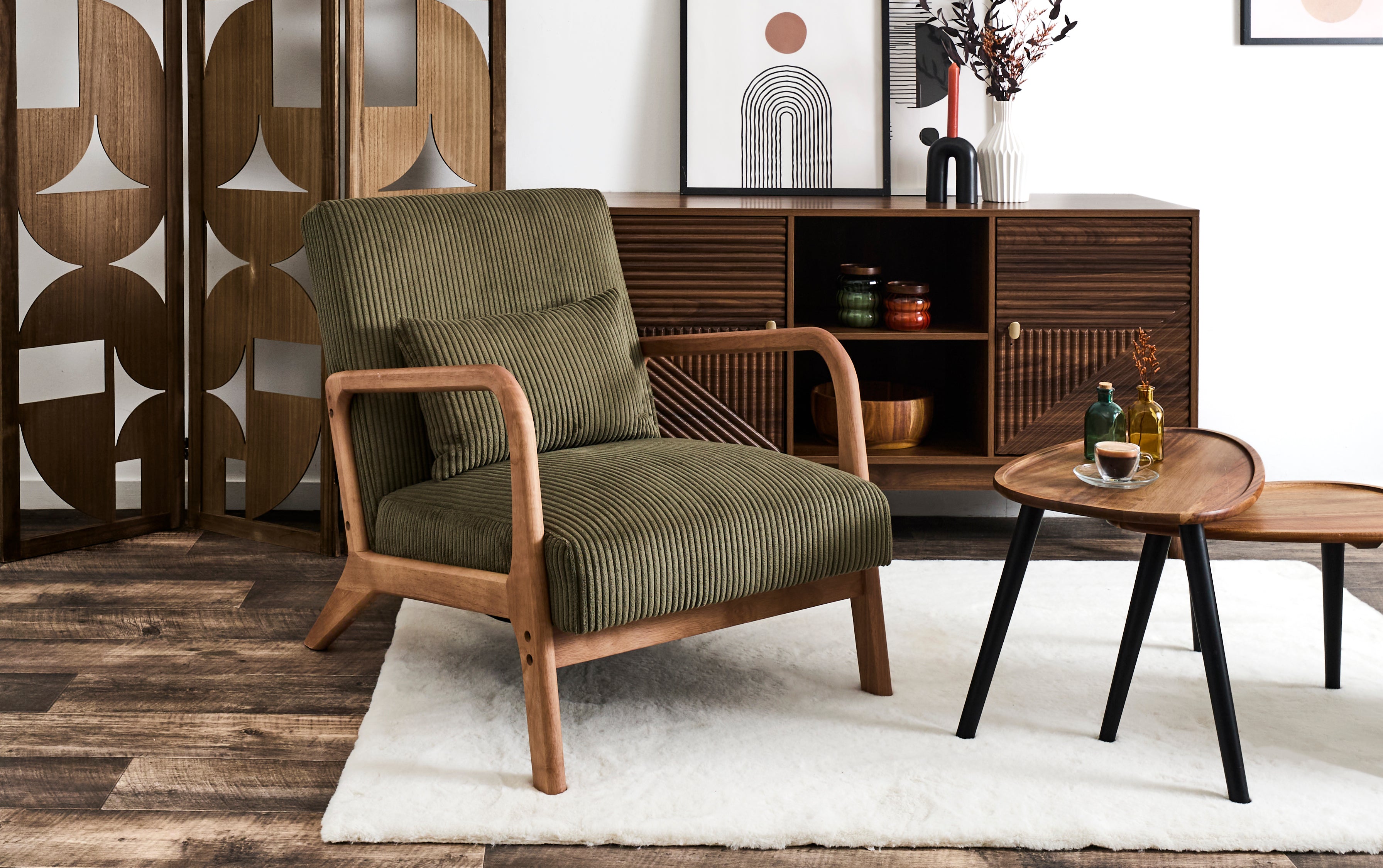 FAUTEUIL SALON COTELE SCOTT VERT