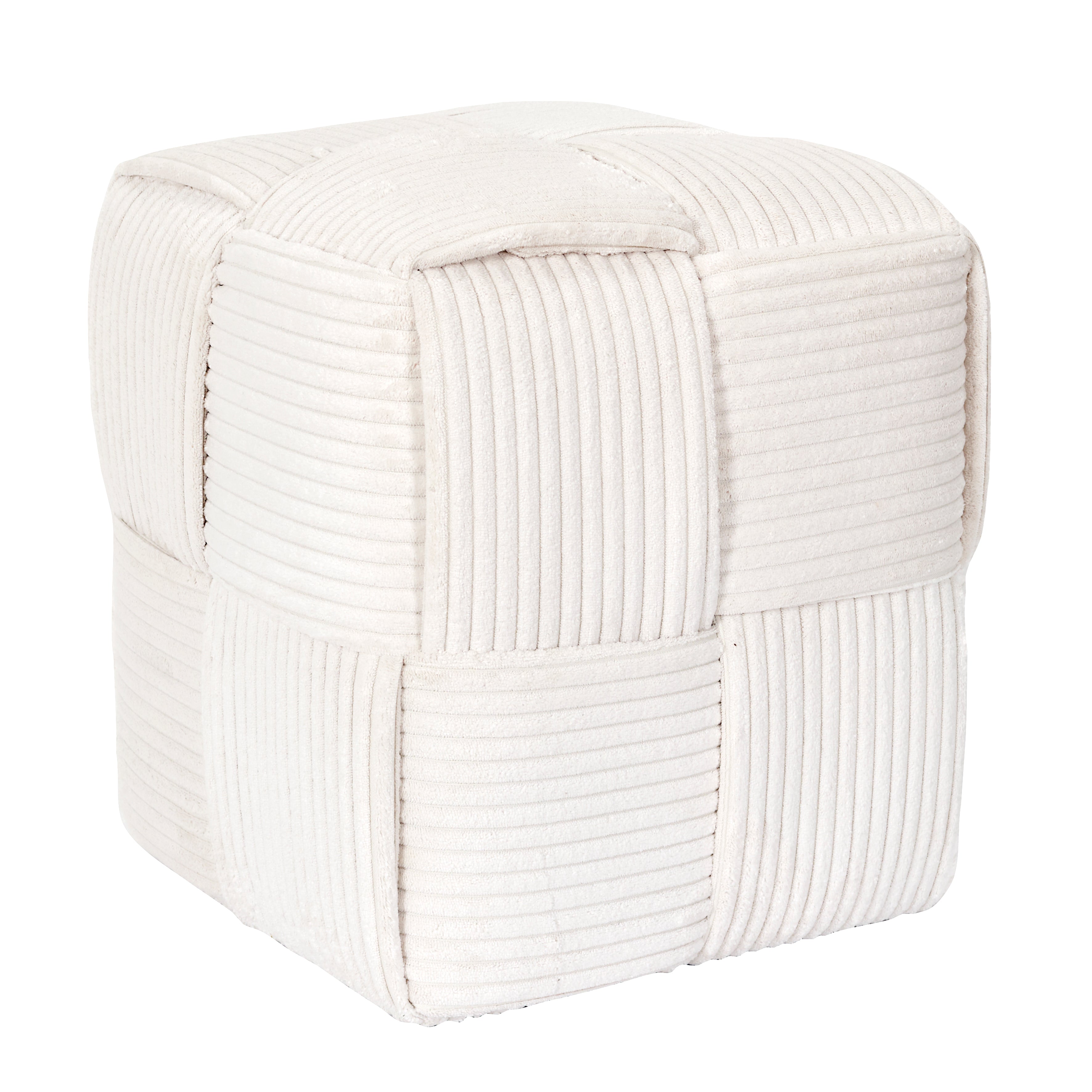 POUF COTELE TRESSE SCOTT BEIGE