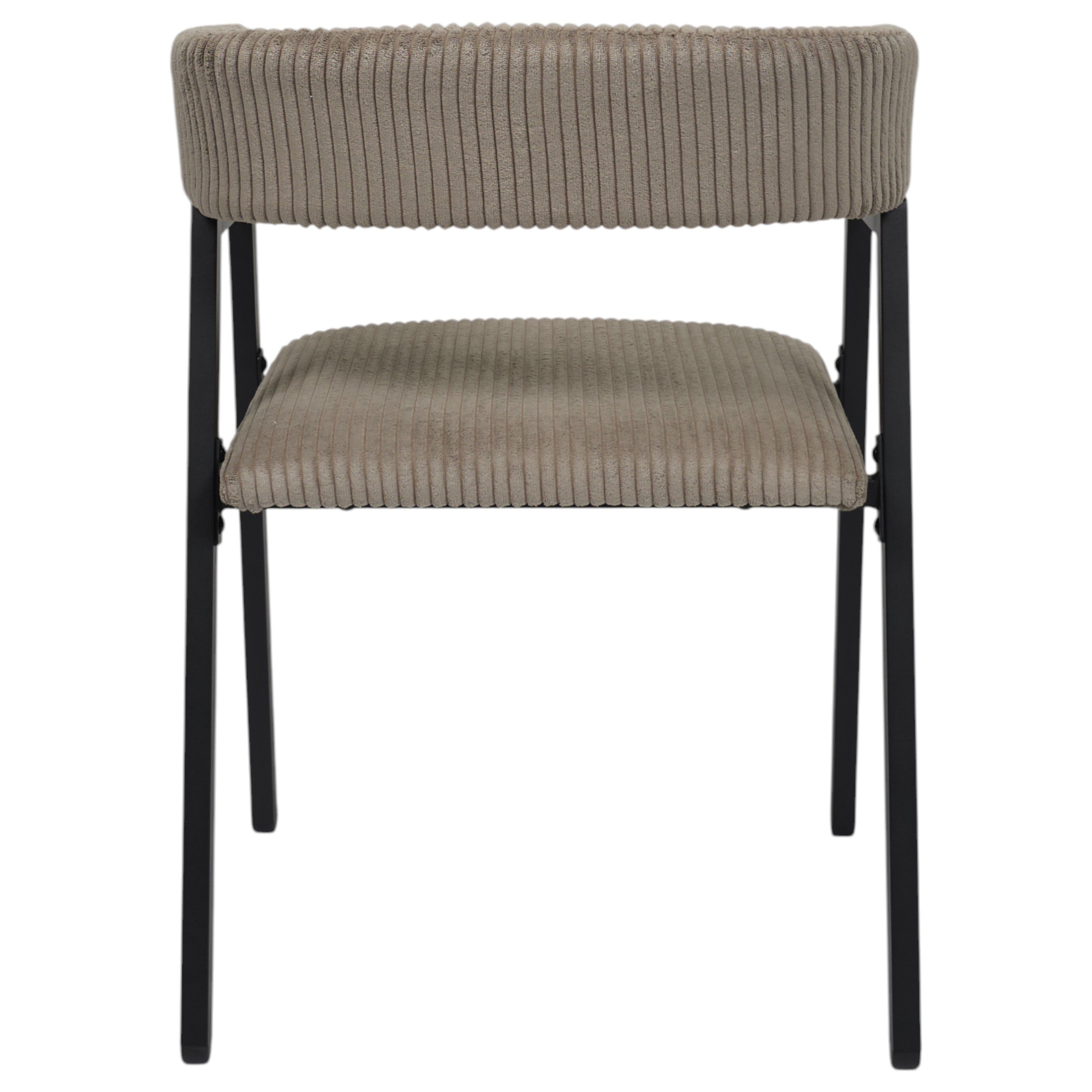FAUTEUIL DESIGN COTELE SCOTT TAUPE - LOT DE 2