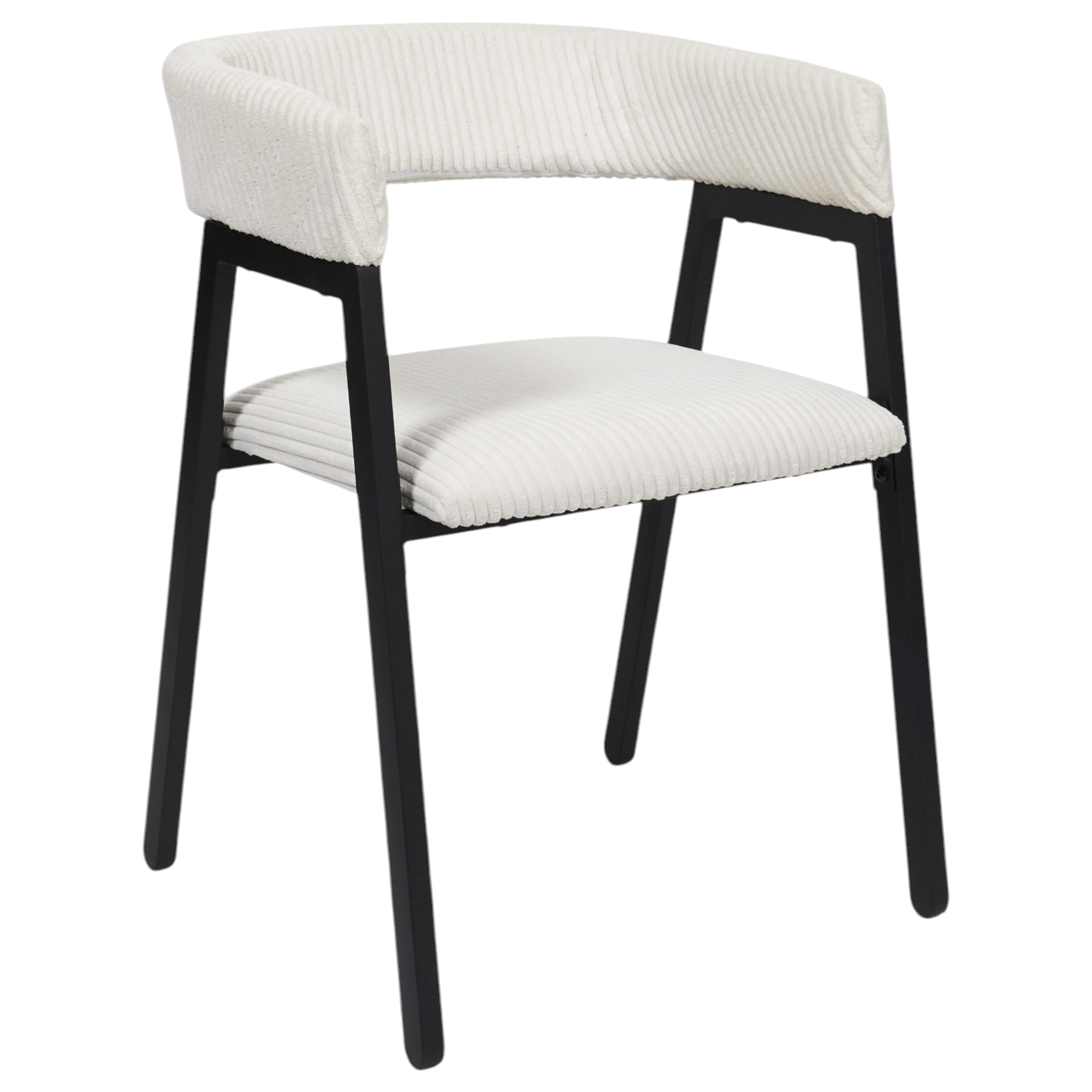 FAUTEUIL DESIGN COTELE SCOTT BEIGE - LOT DE 2