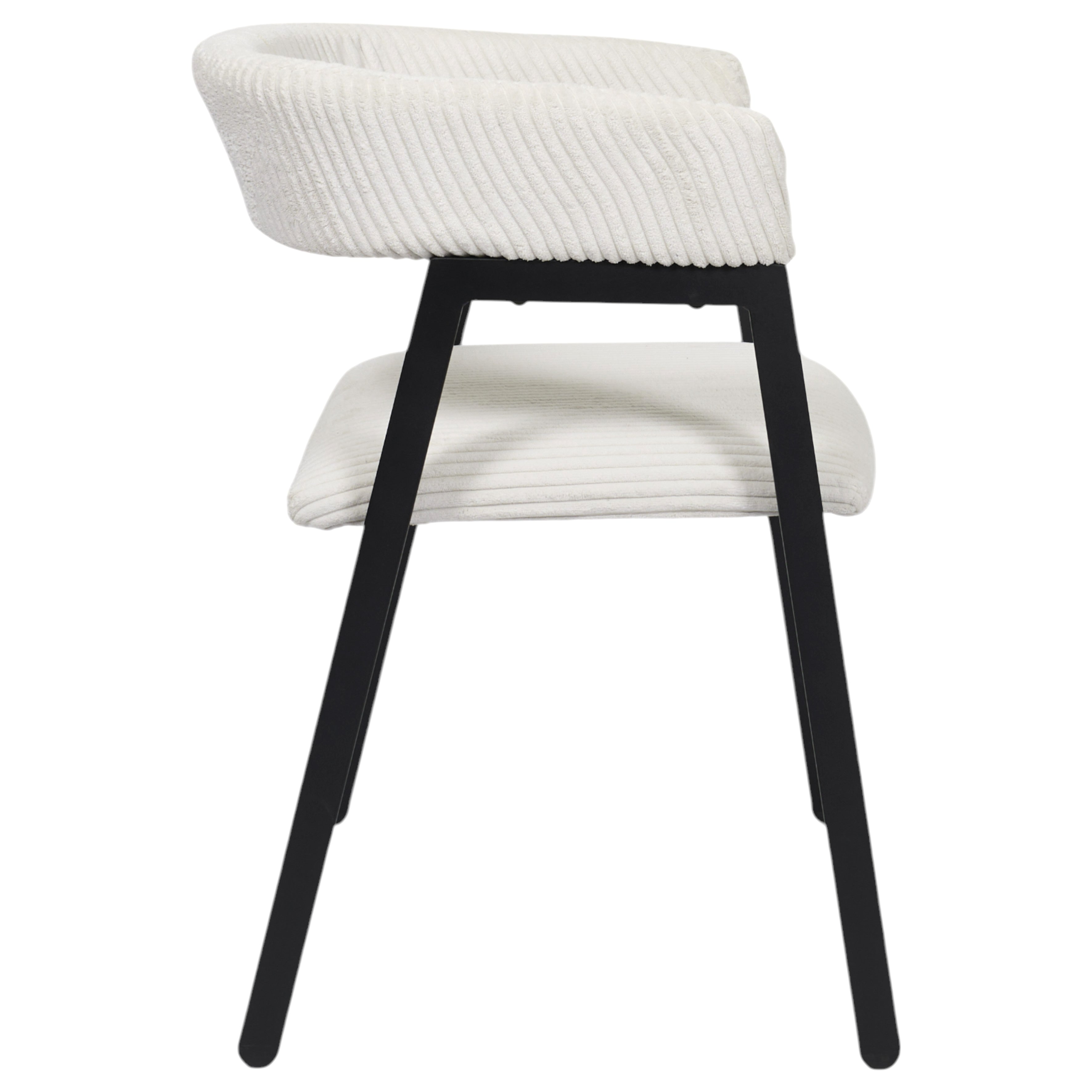 FAUTEUIL DESIGN COTELE SCOTT BEIGE - LOT DE 2
