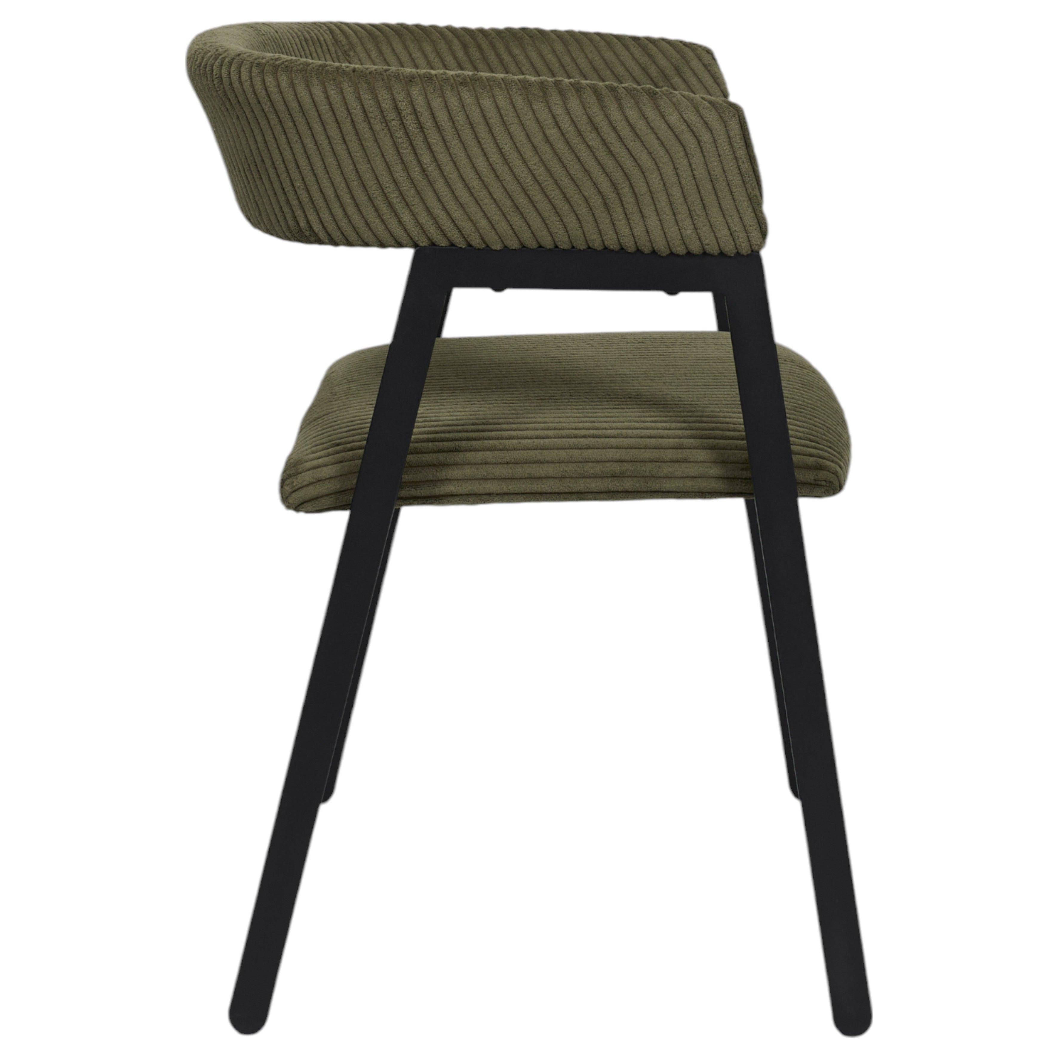 FAUTEUIL DESIGN COTELE SCOTT VERT - LOT DE 2