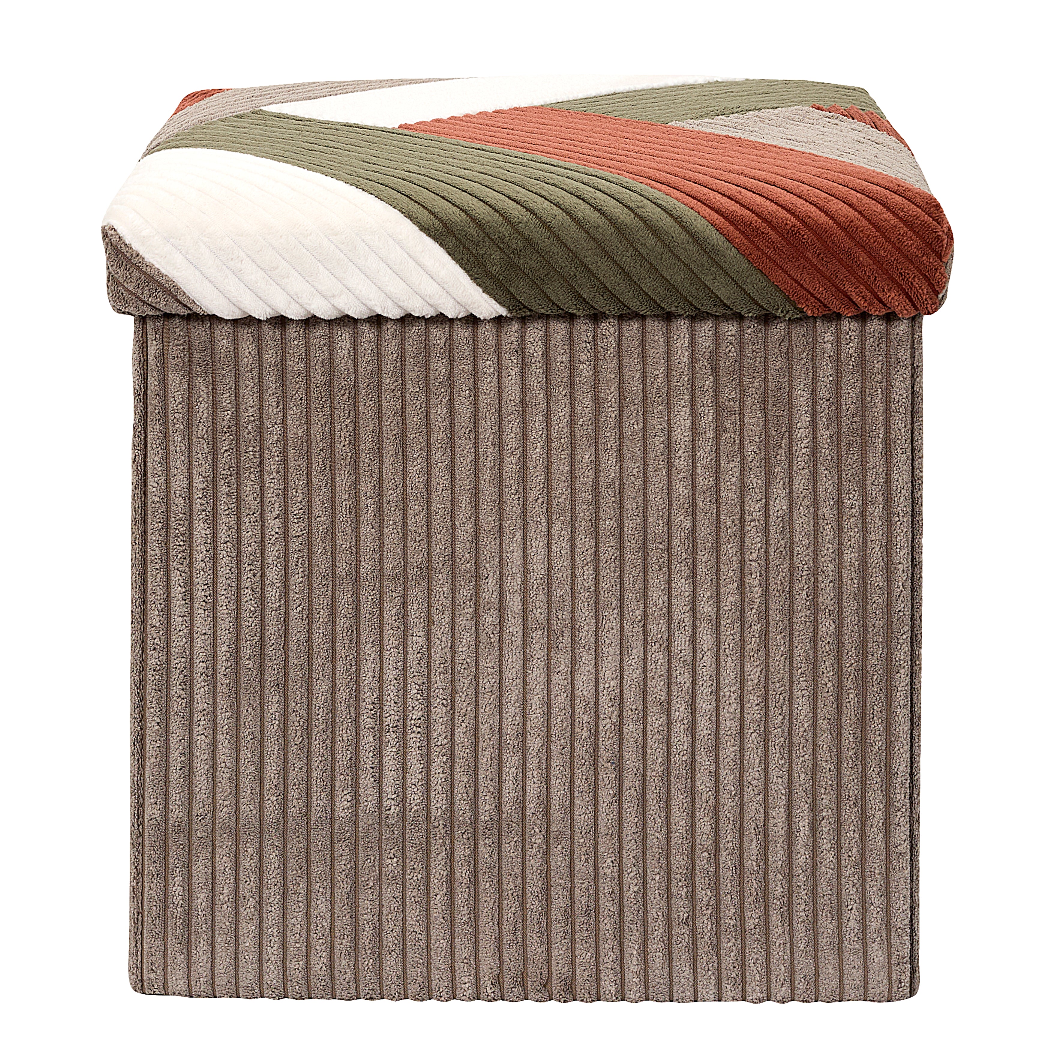 COFFRE POUF PLIABLE PATCHWORK COTELE SCOTT
