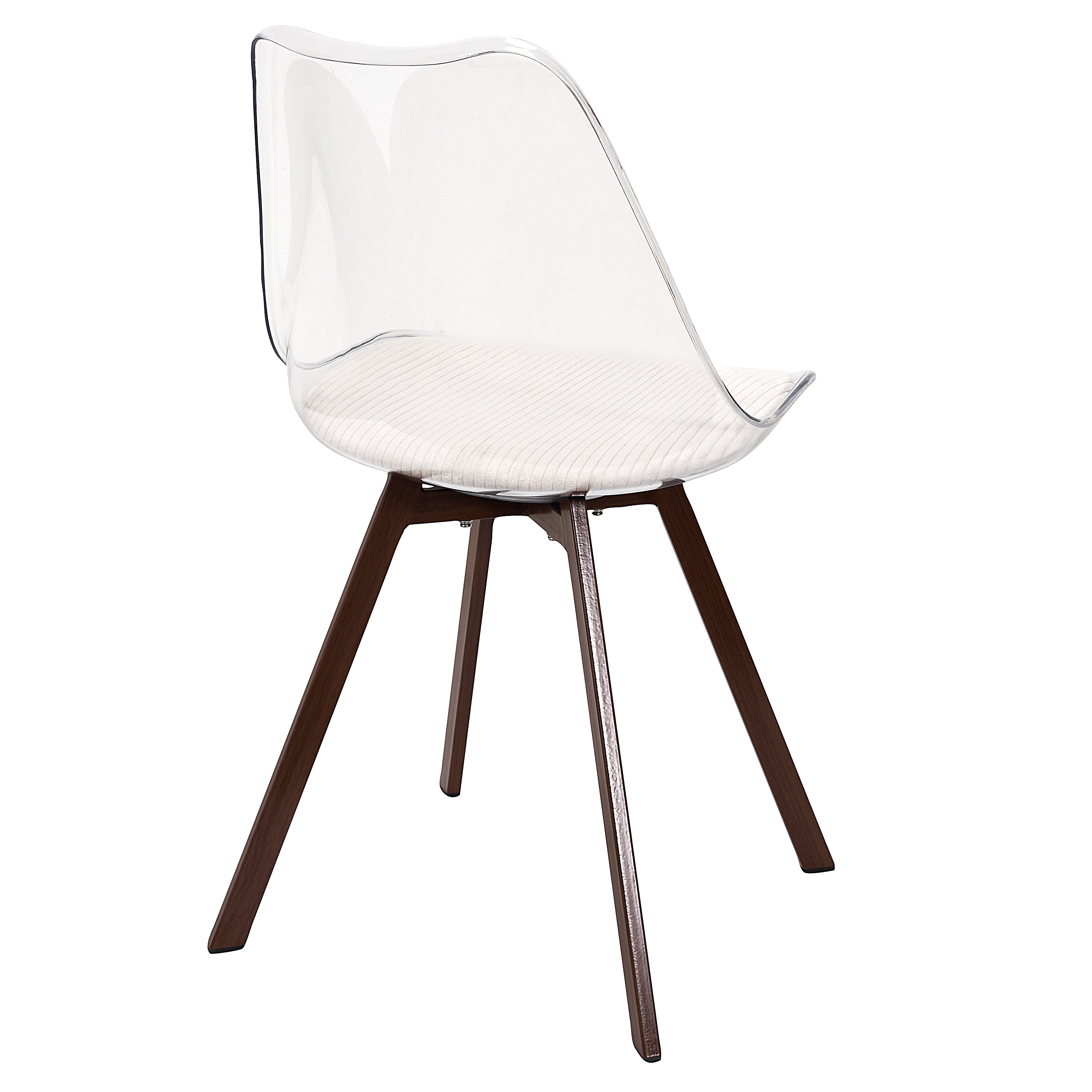 CHAISE TRANSPARENTE COUSSIN COTELE SCOTT BEIGE - LOT DE 4