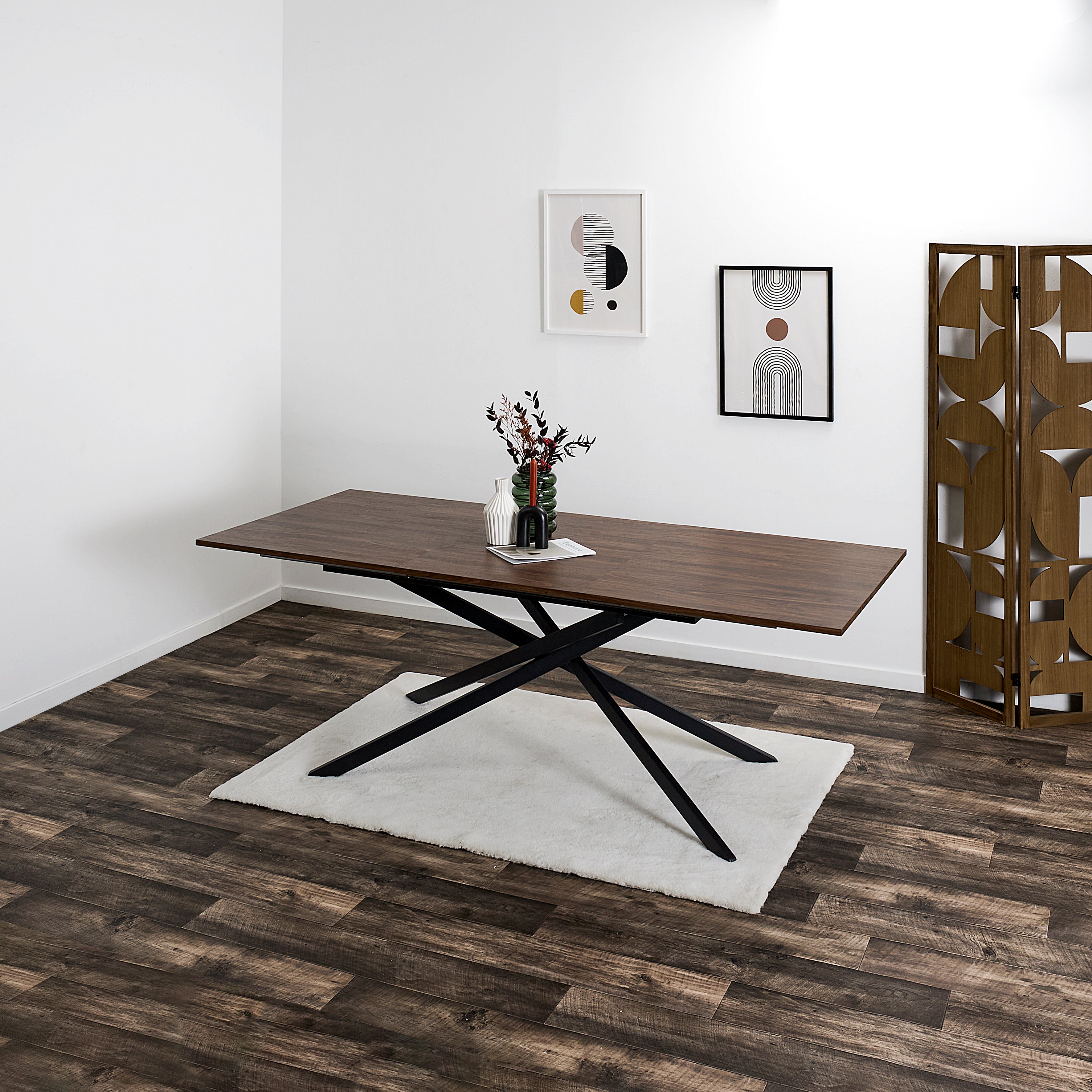 TABLE EXTENSIBLE 150 210CM 6 8 PERS TIFFANY