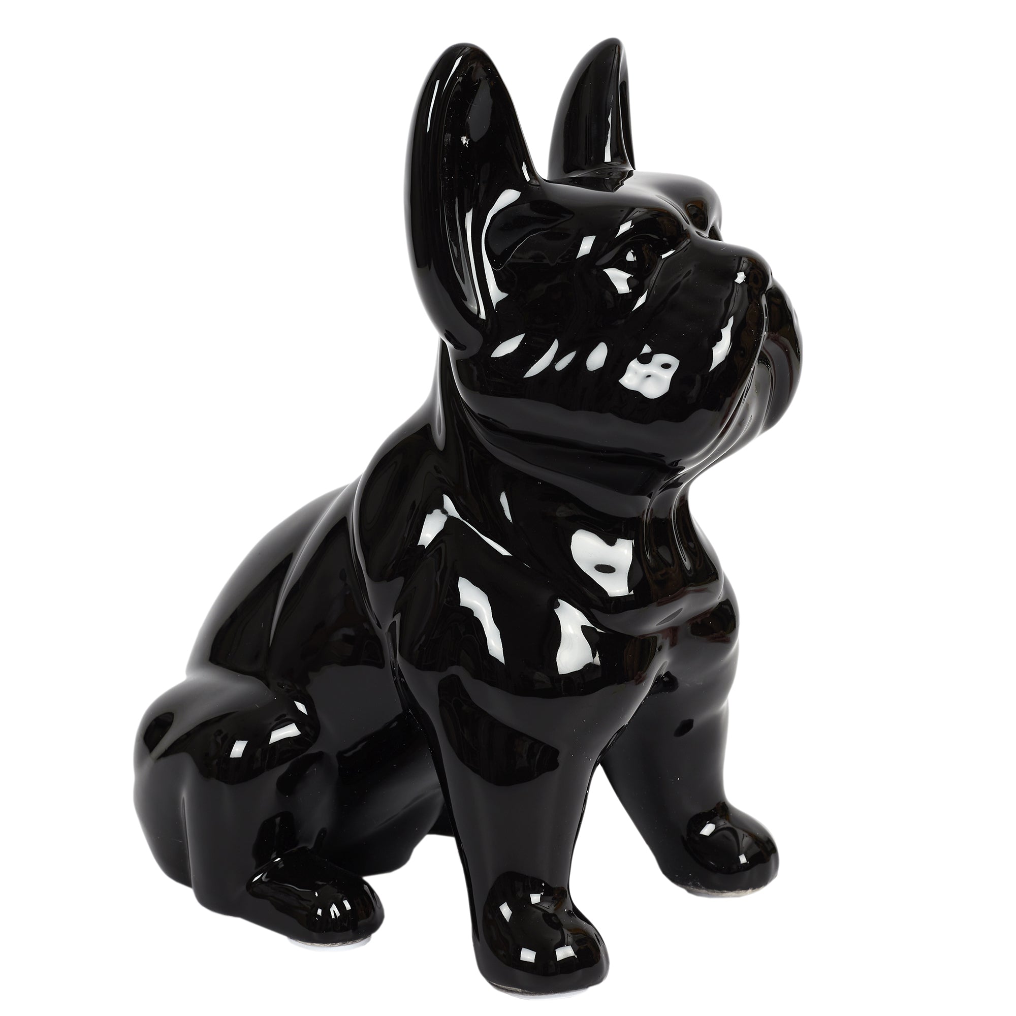 BULLDOG CERAMIQUE NOIR 30CM