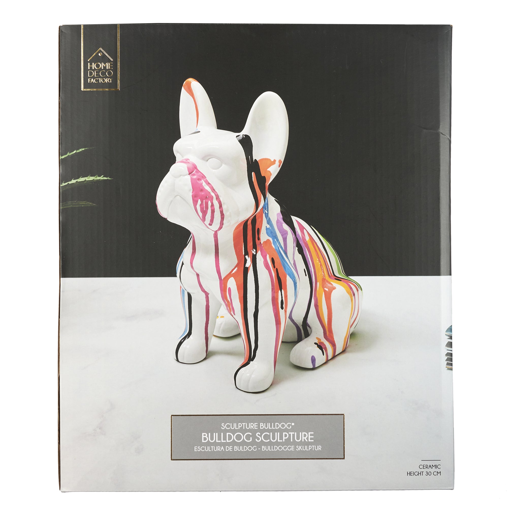 BULLDOG CERAMIQUE COULURES 30CM
