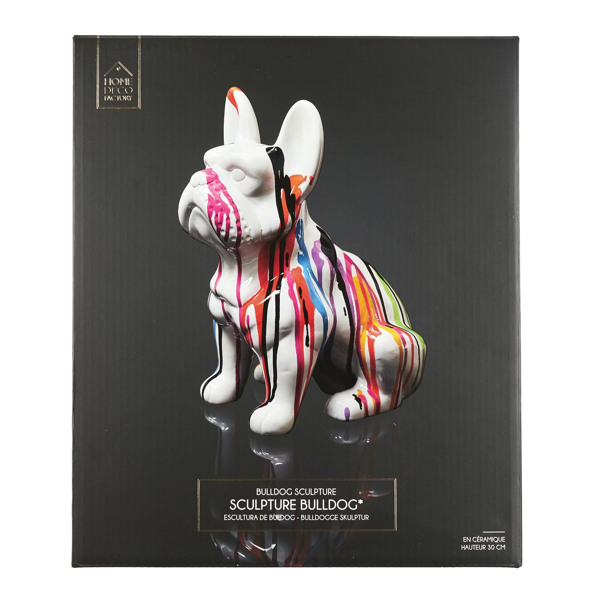 BULLDOG CERAMIQUE COULURES 30CM