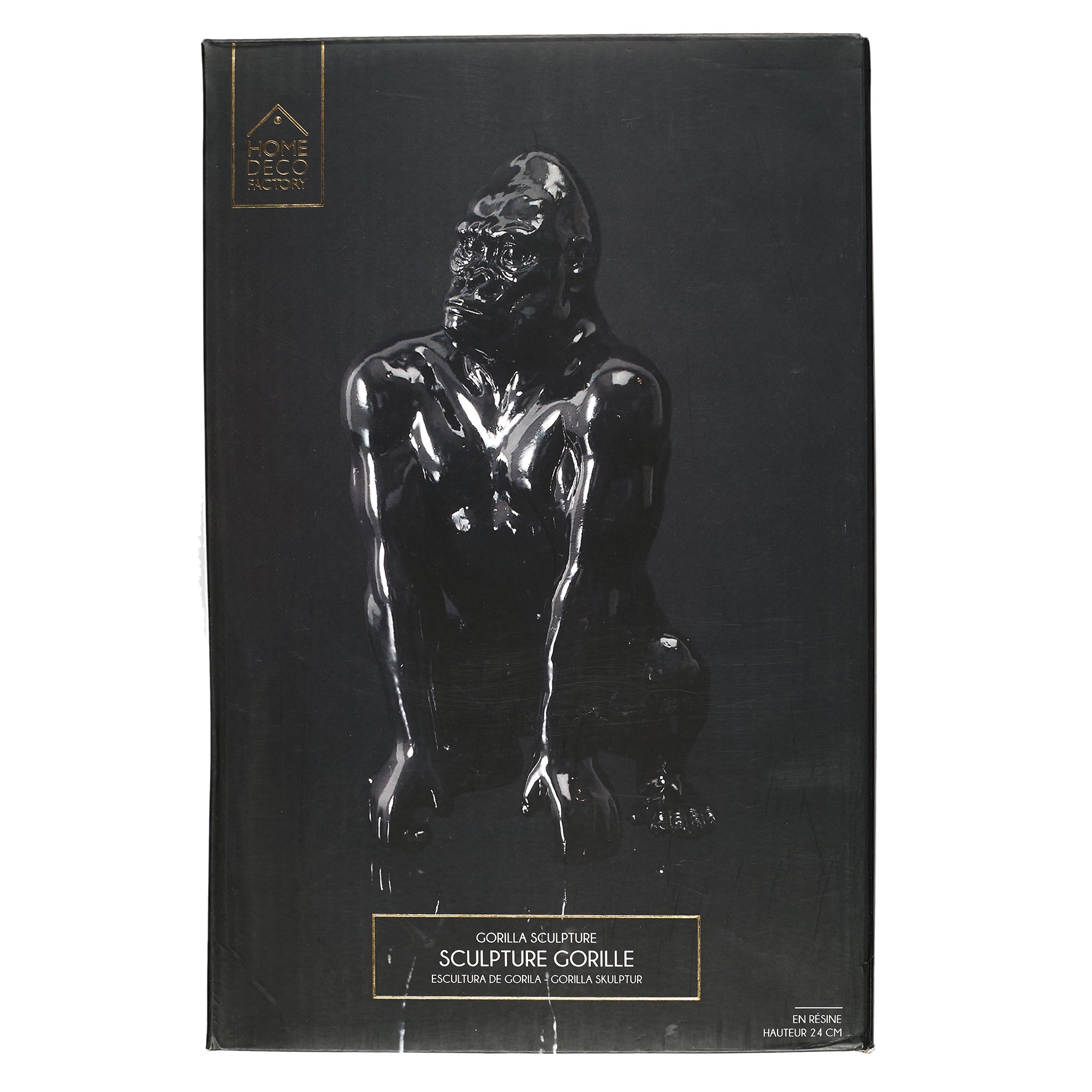 GORILLE NOIR DECO 24CM