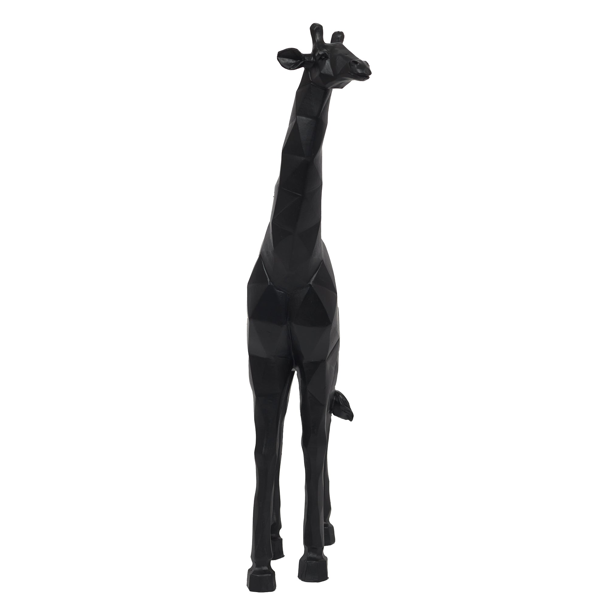 GIRAFE ORIGAMI NOIR H40CM