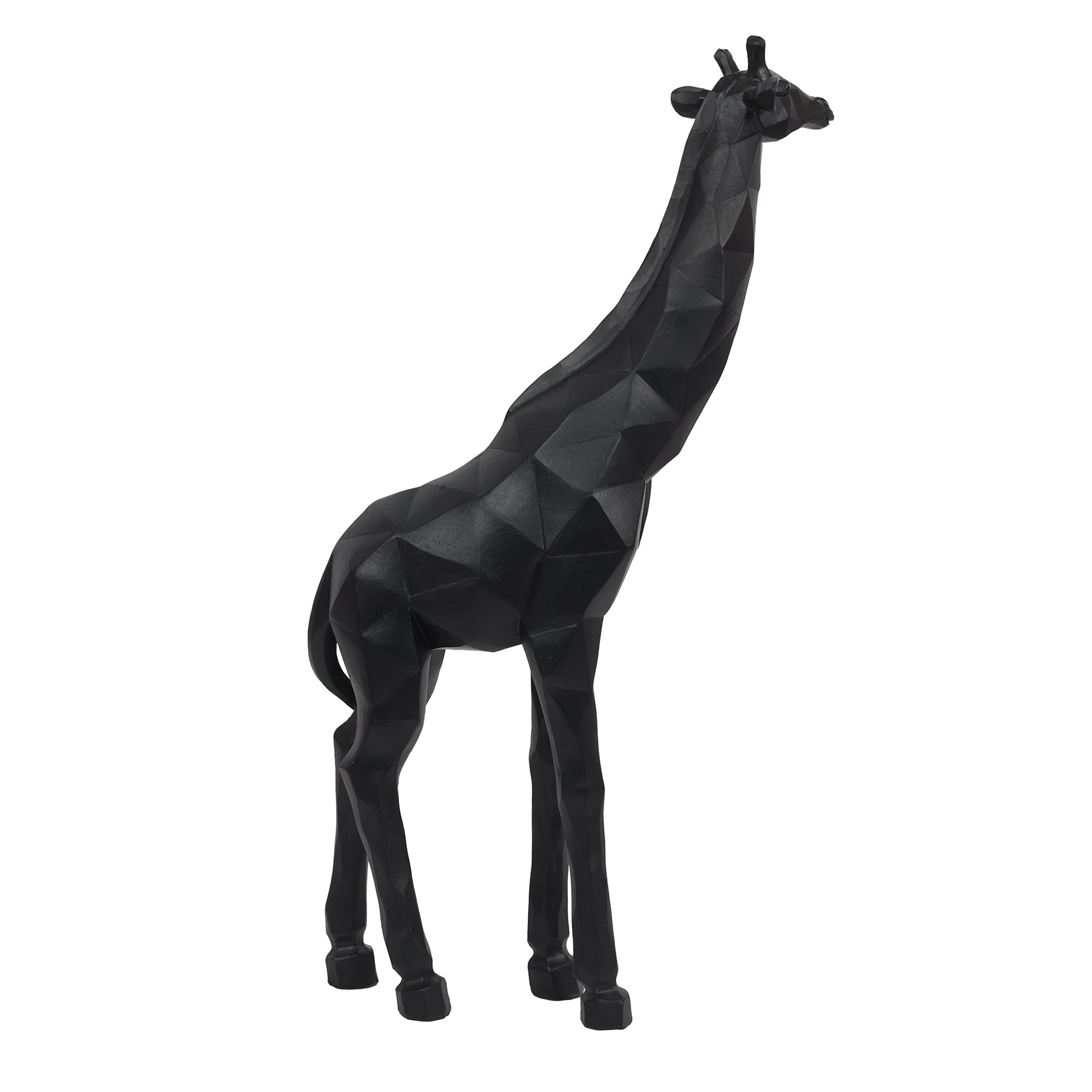 GIRAFE ORIGAMI NOIR H40CM