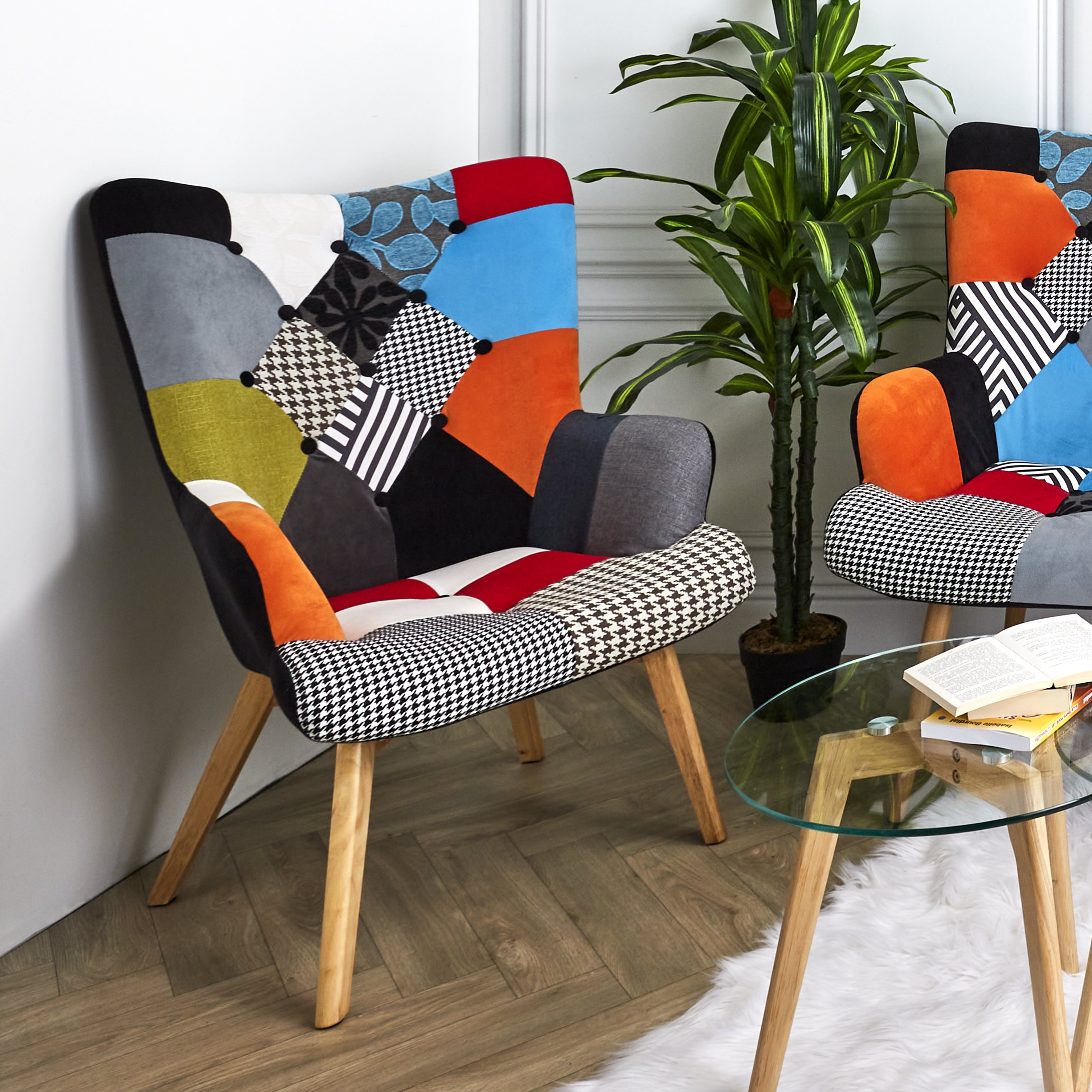 FAUTEUIL HELSINKI PATCHWORK