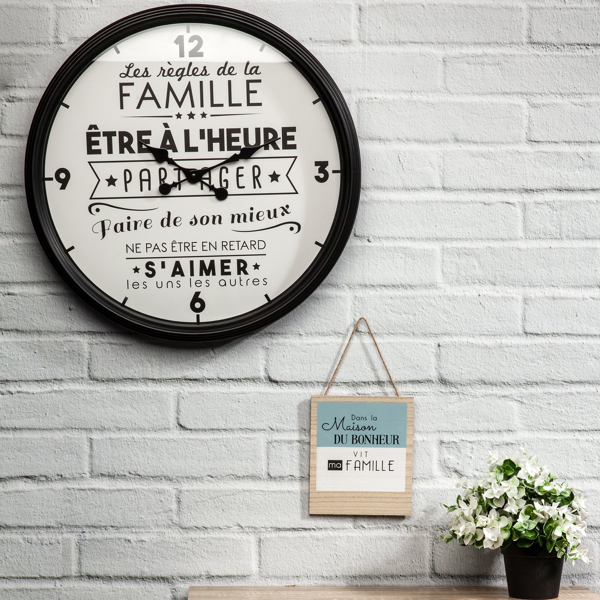 HORLOGE LA VIE EN FAMILLE