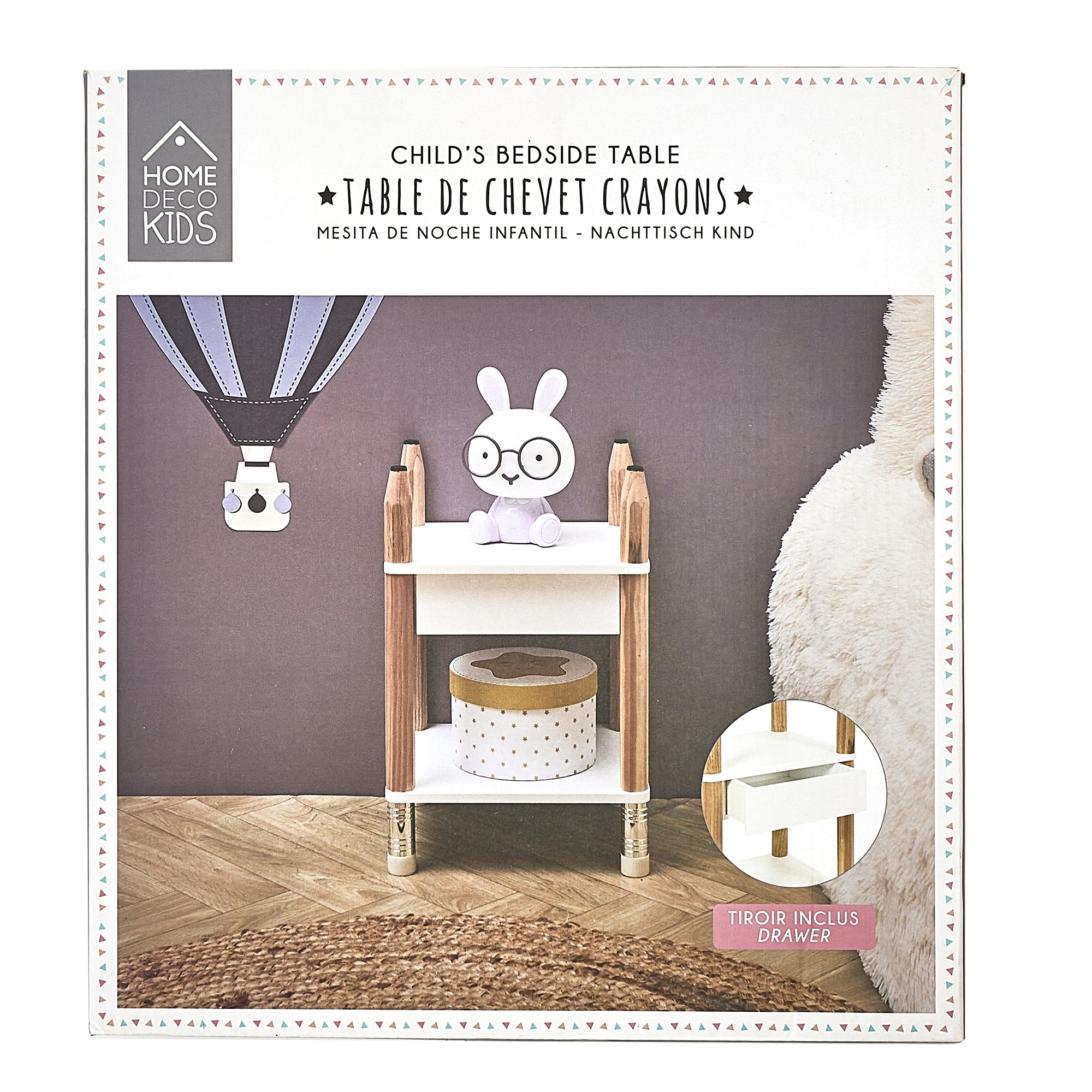 TABLE DE CHEVET CRAYON