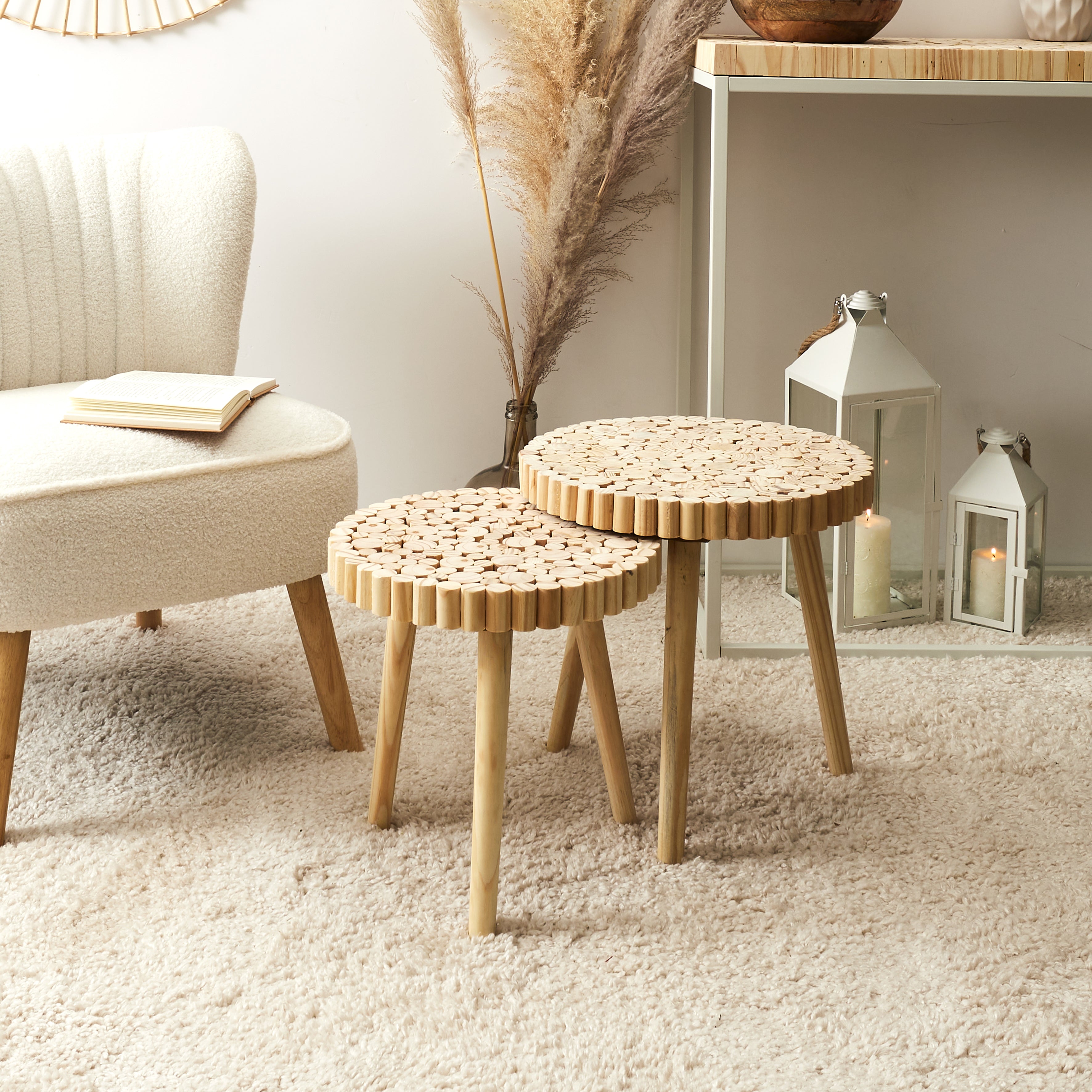 TABLE GIGOGNE RONDIN X2