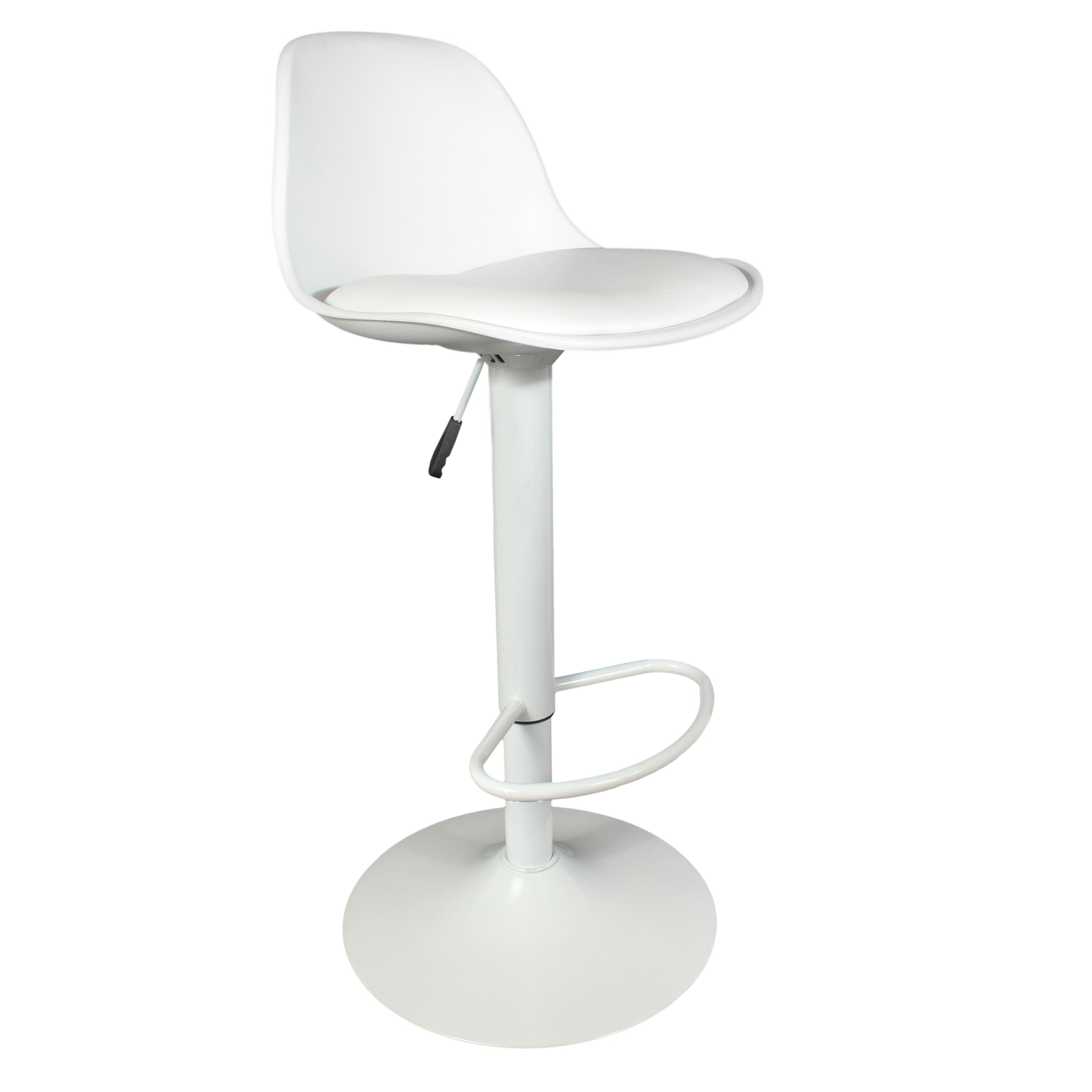 TABOURET DE BAR ISAK BLANC - LOT DE 2