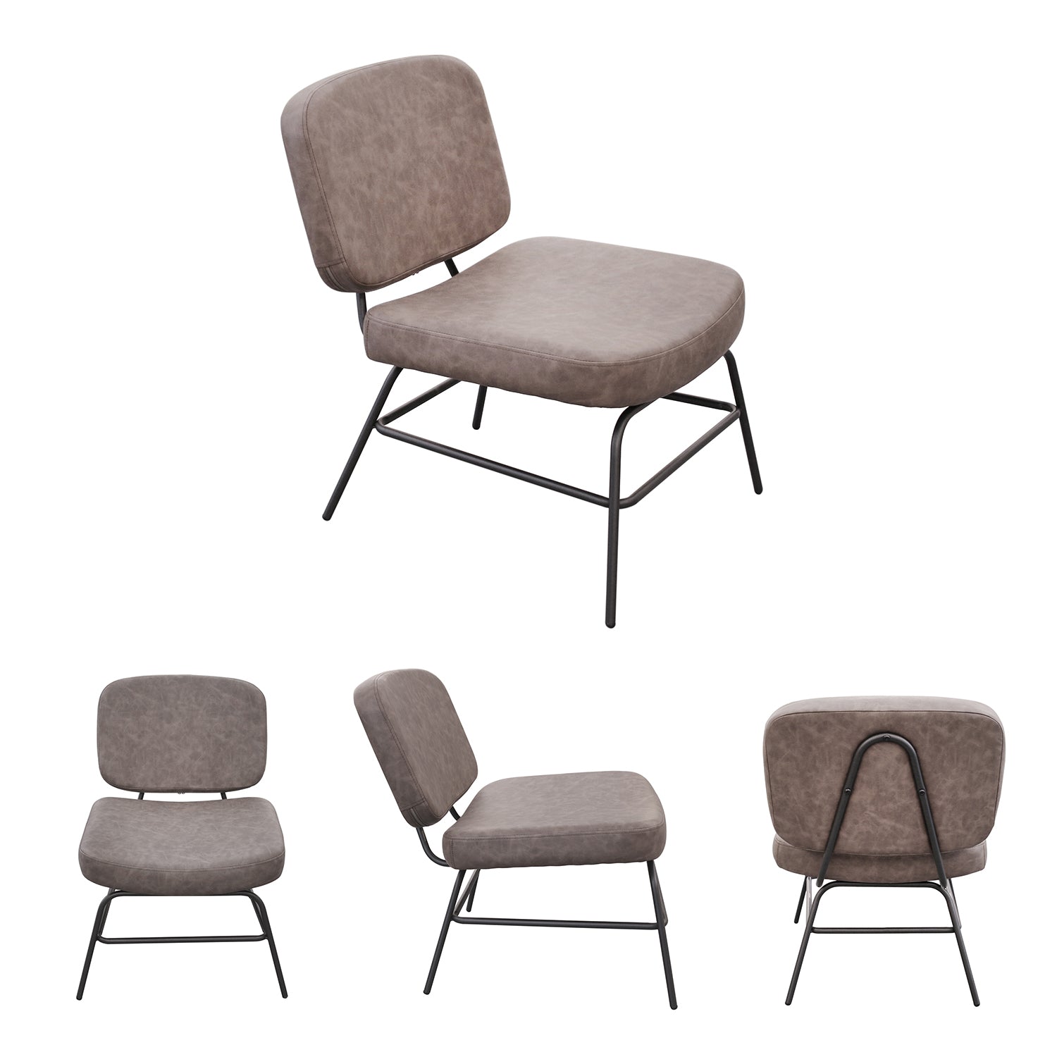 FAUTEUIL DETROIT GRIS