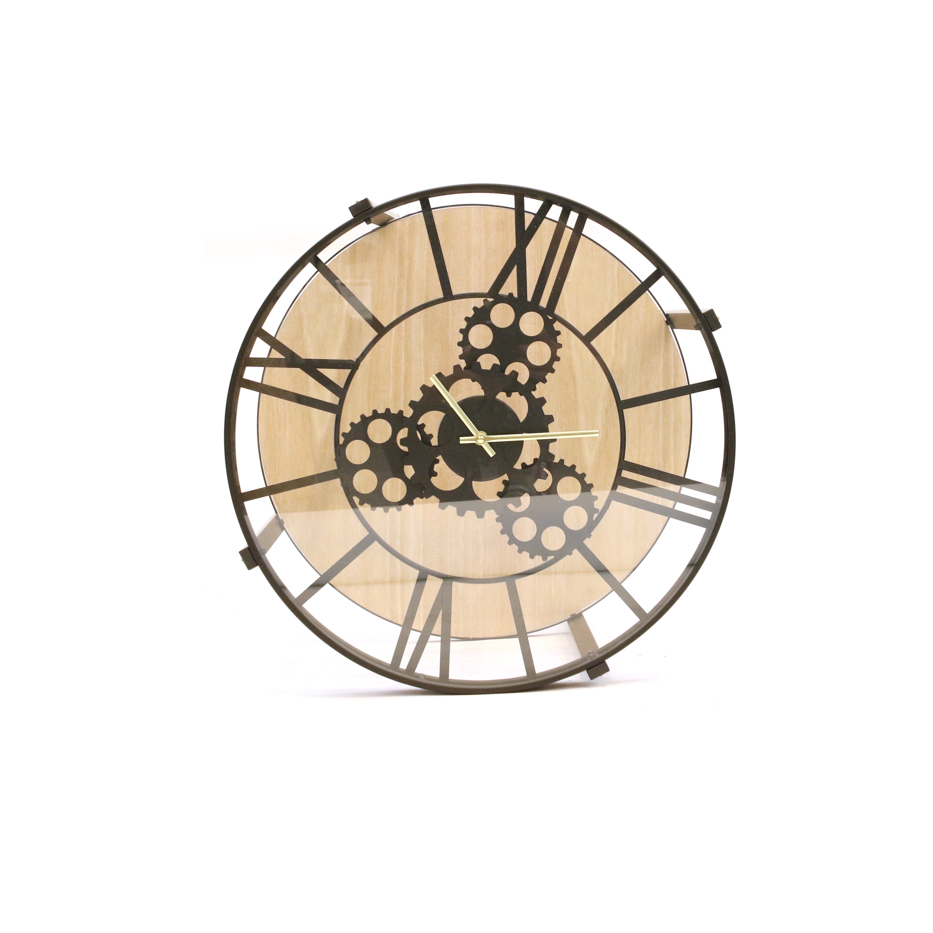 TABLE D APPOINT HORLOGE 40.5X40.5X39CM