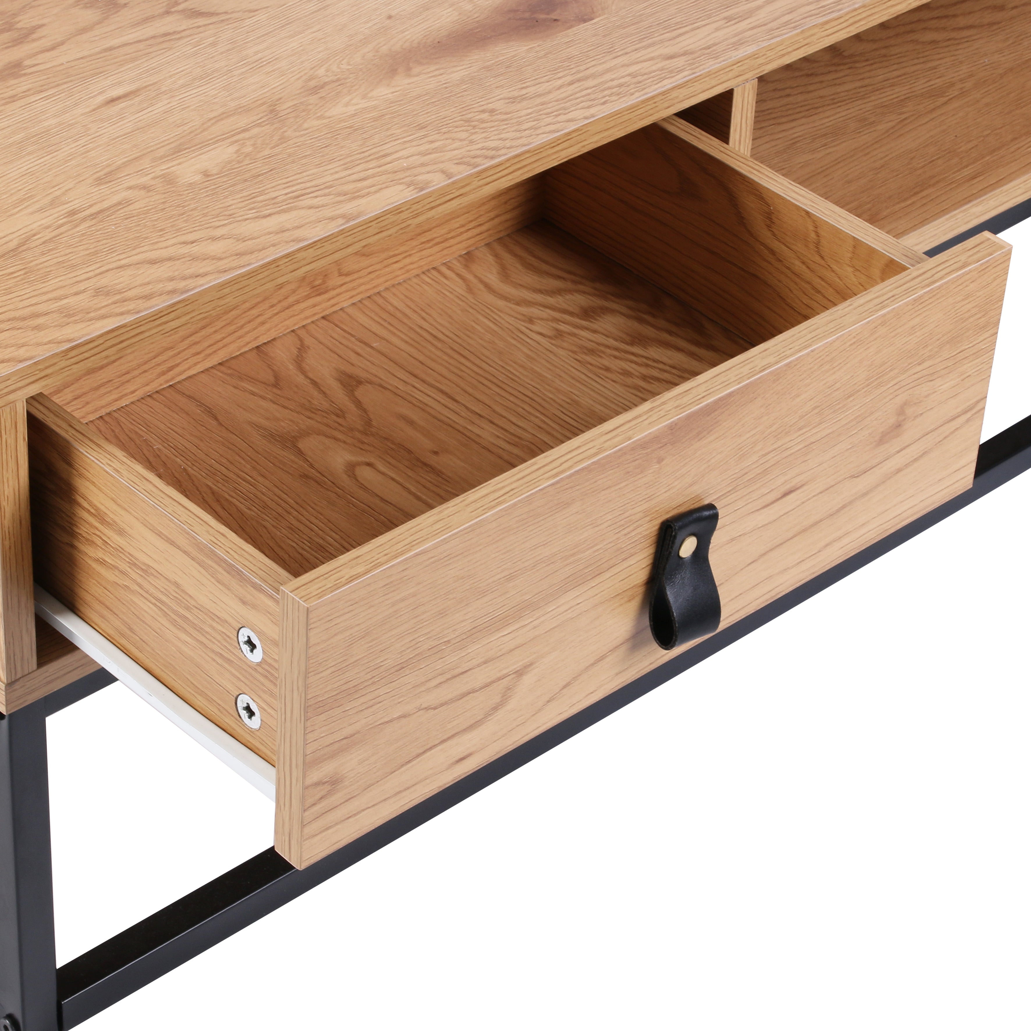 TABLE BASSE BOIS ET METAL ABBOTT