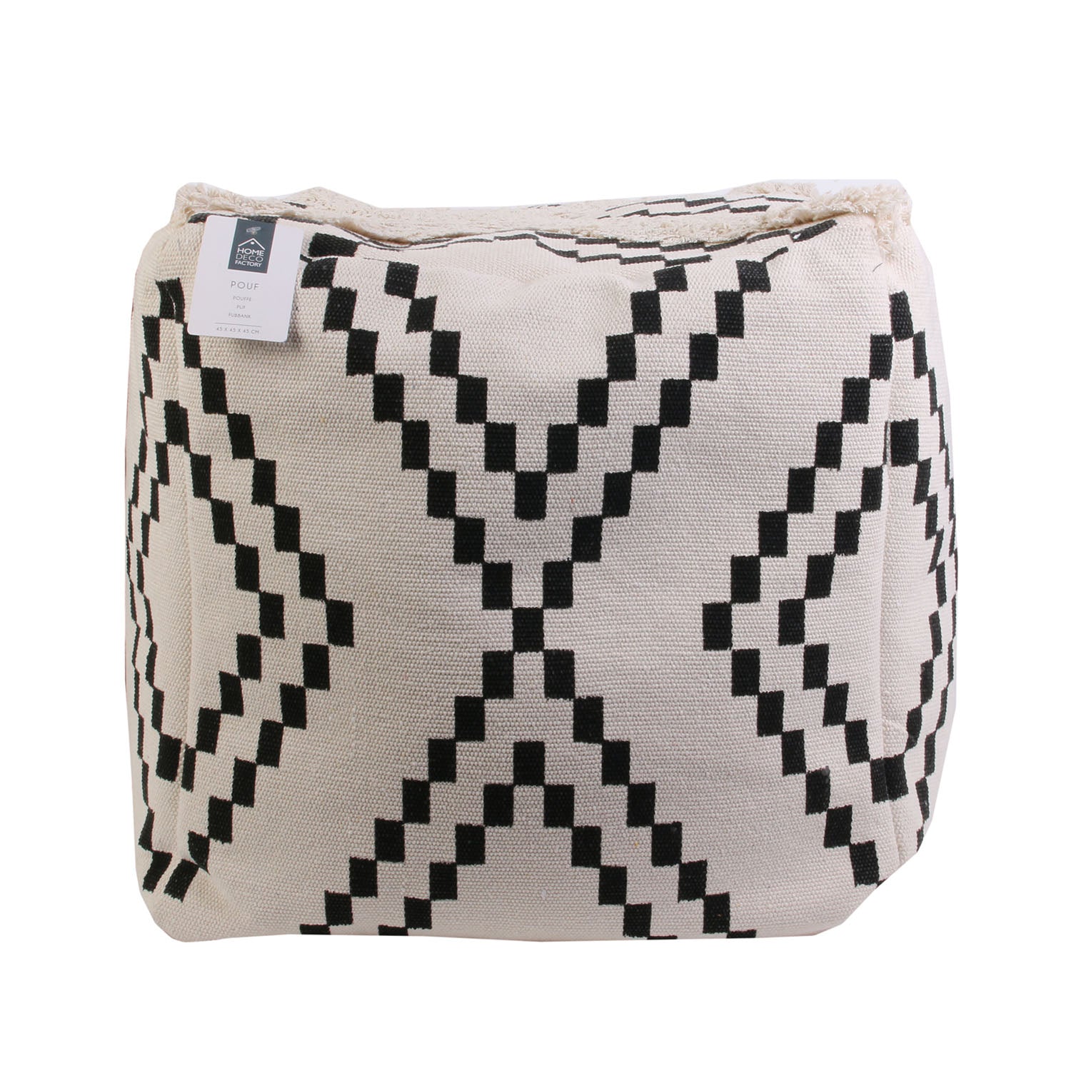 POUF BERBERE MIRAGE 45X45X45CM - LOT DE 2