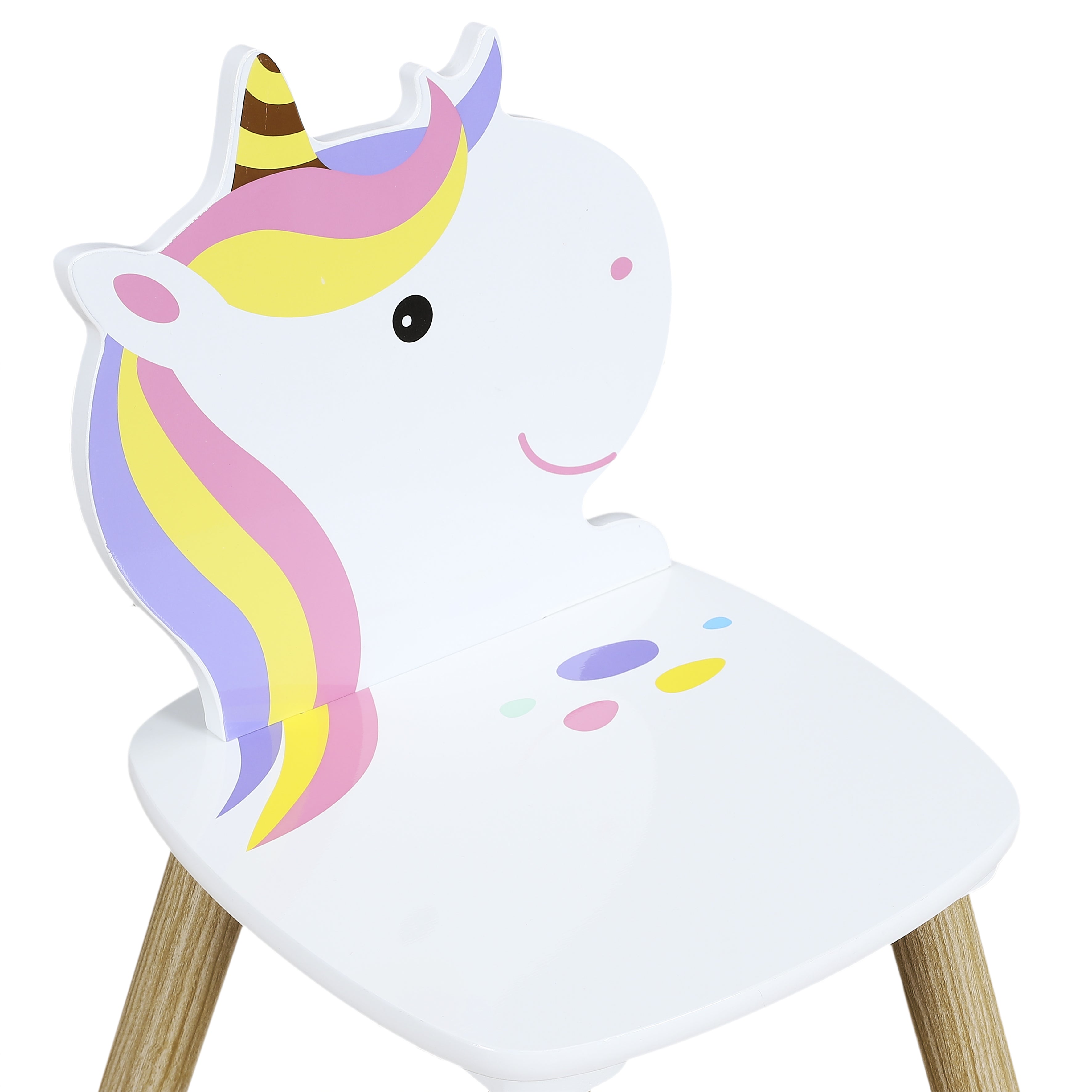 TABLE ET 2 CHAISES LICORNE LILY