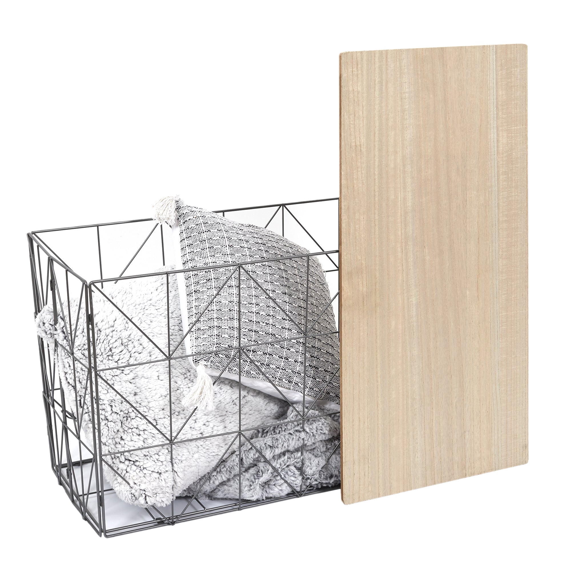 TABLE PLIABLE FILAIRE GRIS