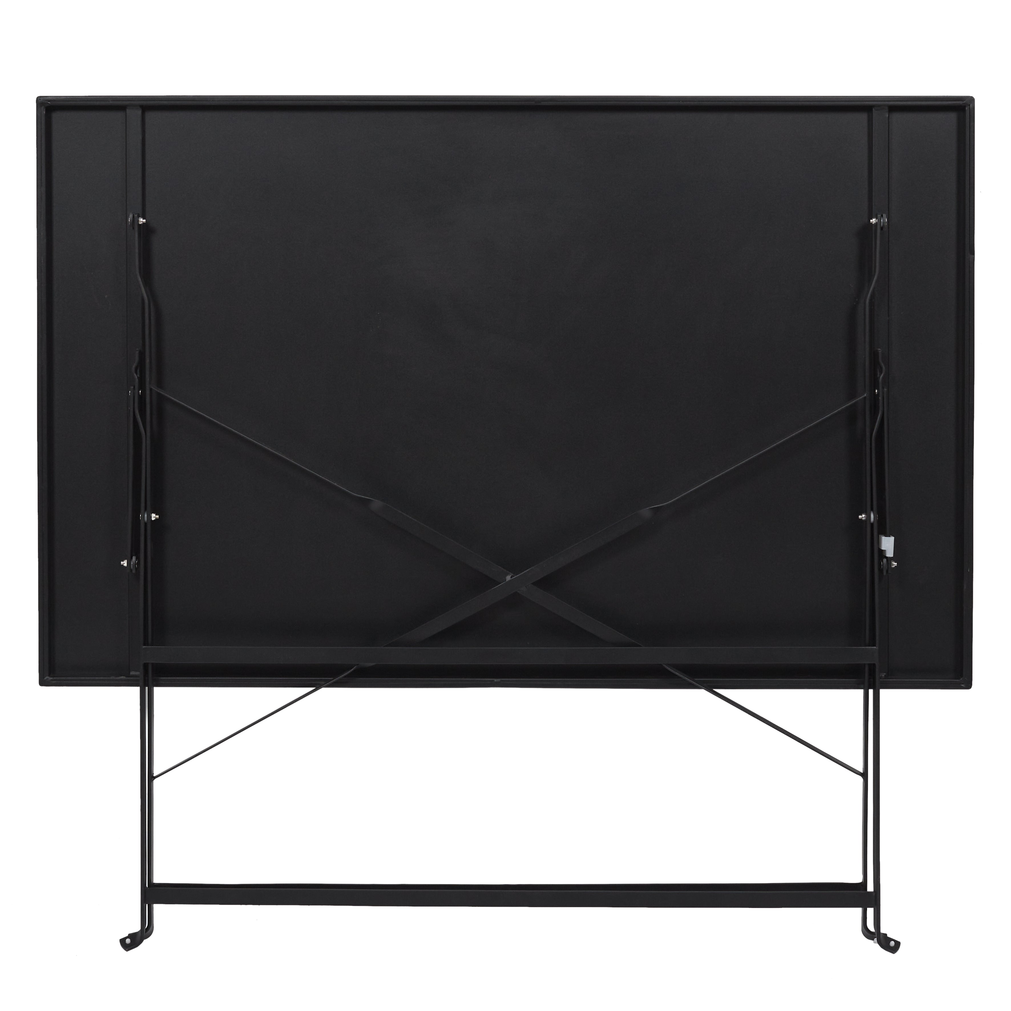 TABLE DE REPAS PLIANTE PALERME NOIR 110X70X71CM