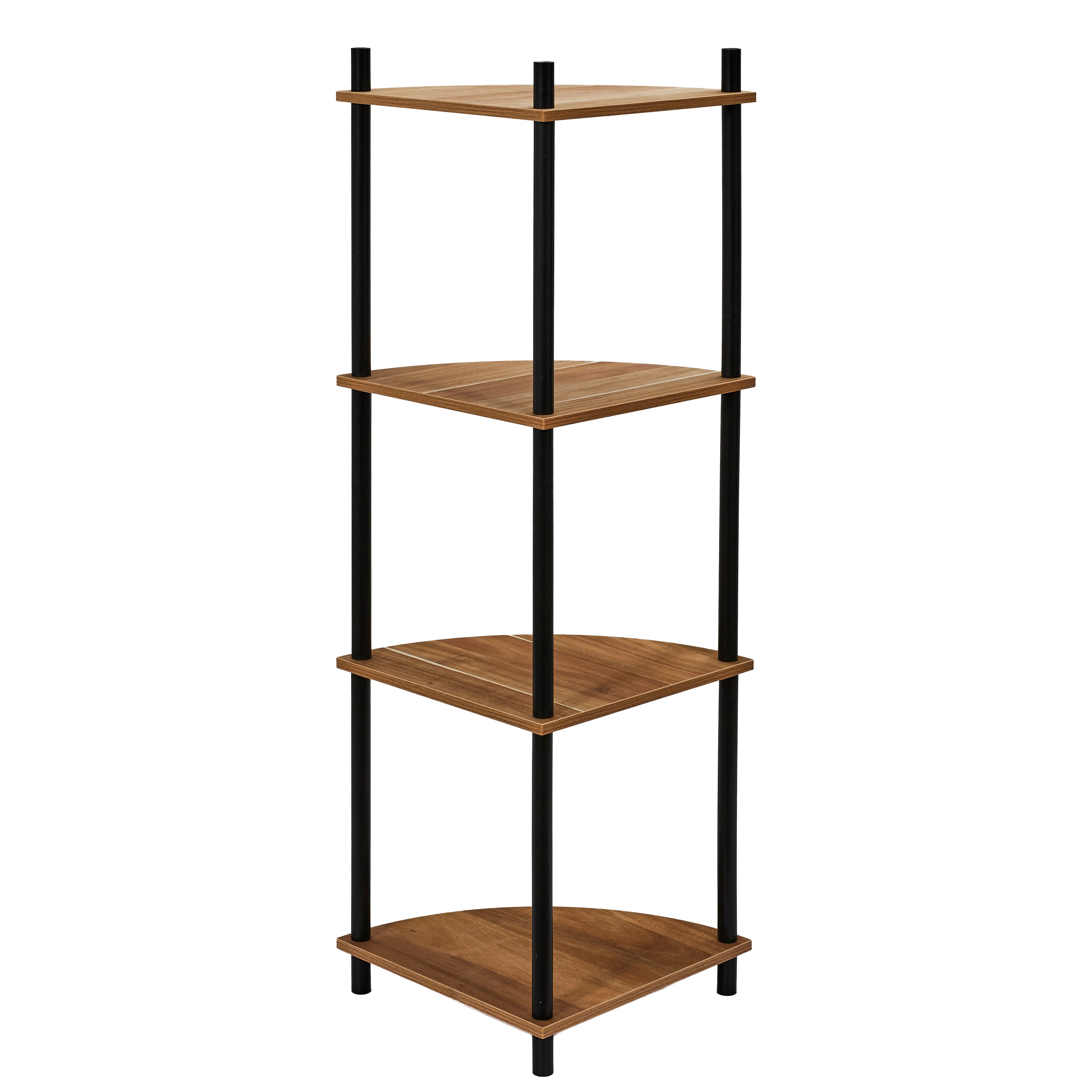ETAGERE ANGLE 4 NIVEAUX IMITATION ACACIA