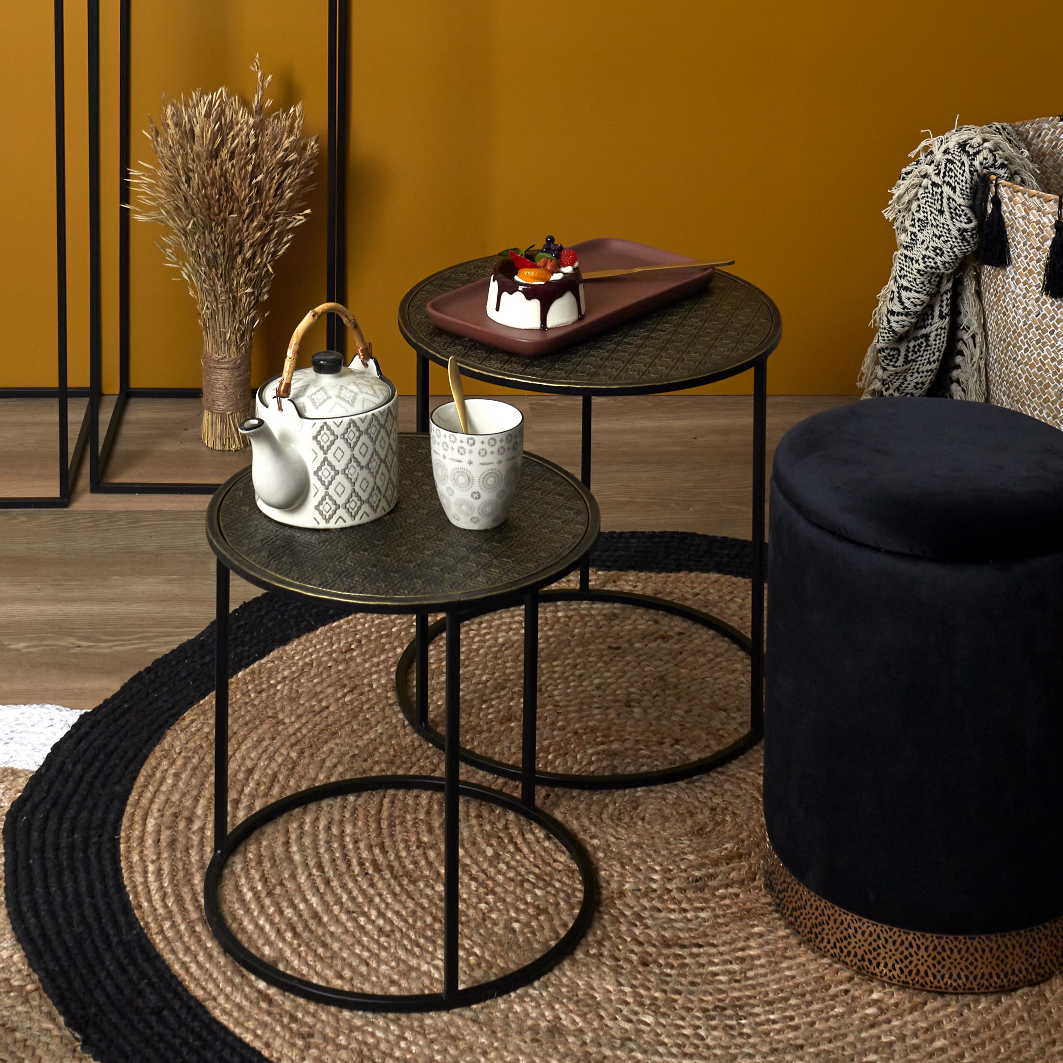 TABLE GIGOGNE METAL MARTELE MIRAGE X2