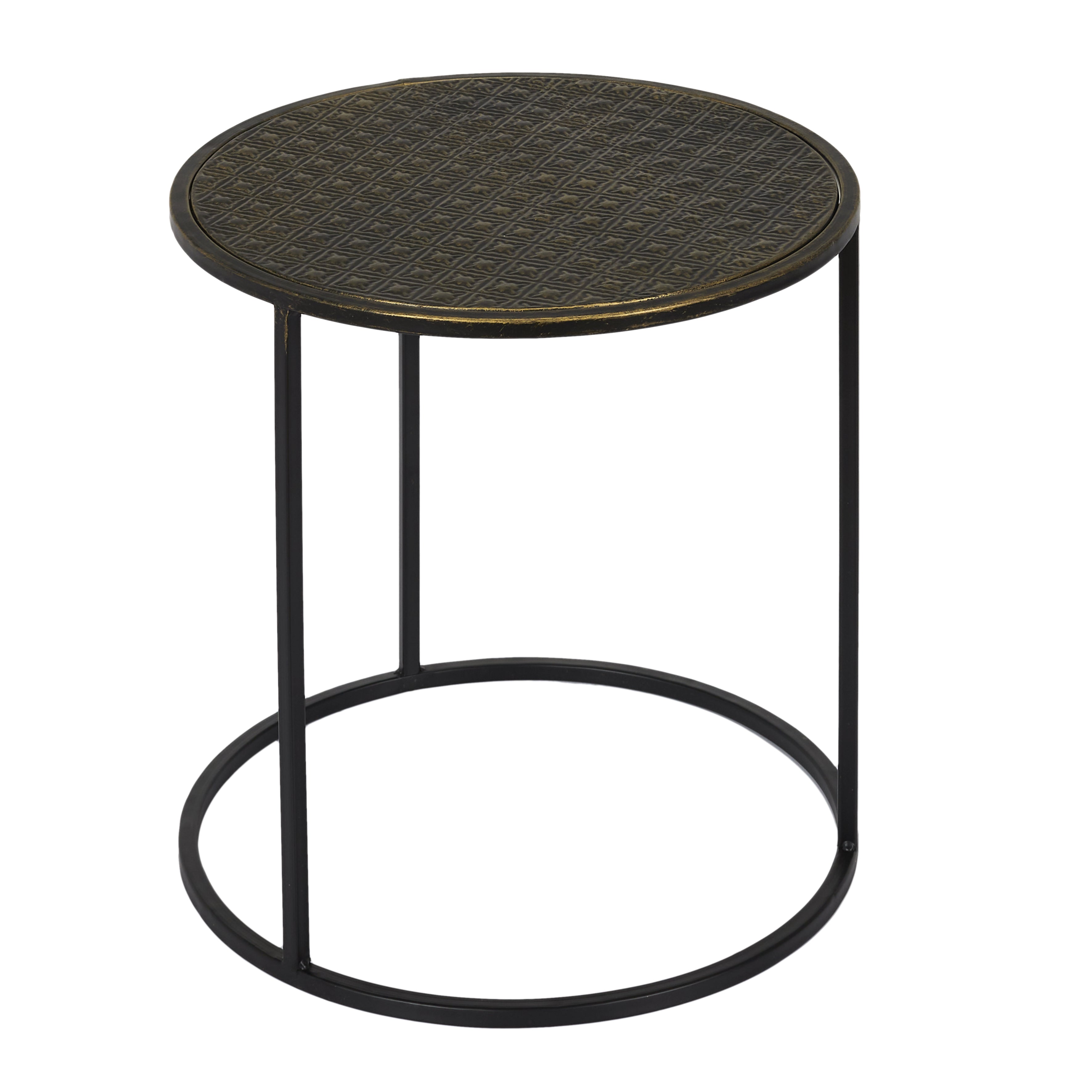 TABLE GIGOGNE METAL MARTELE MIRAGE X2