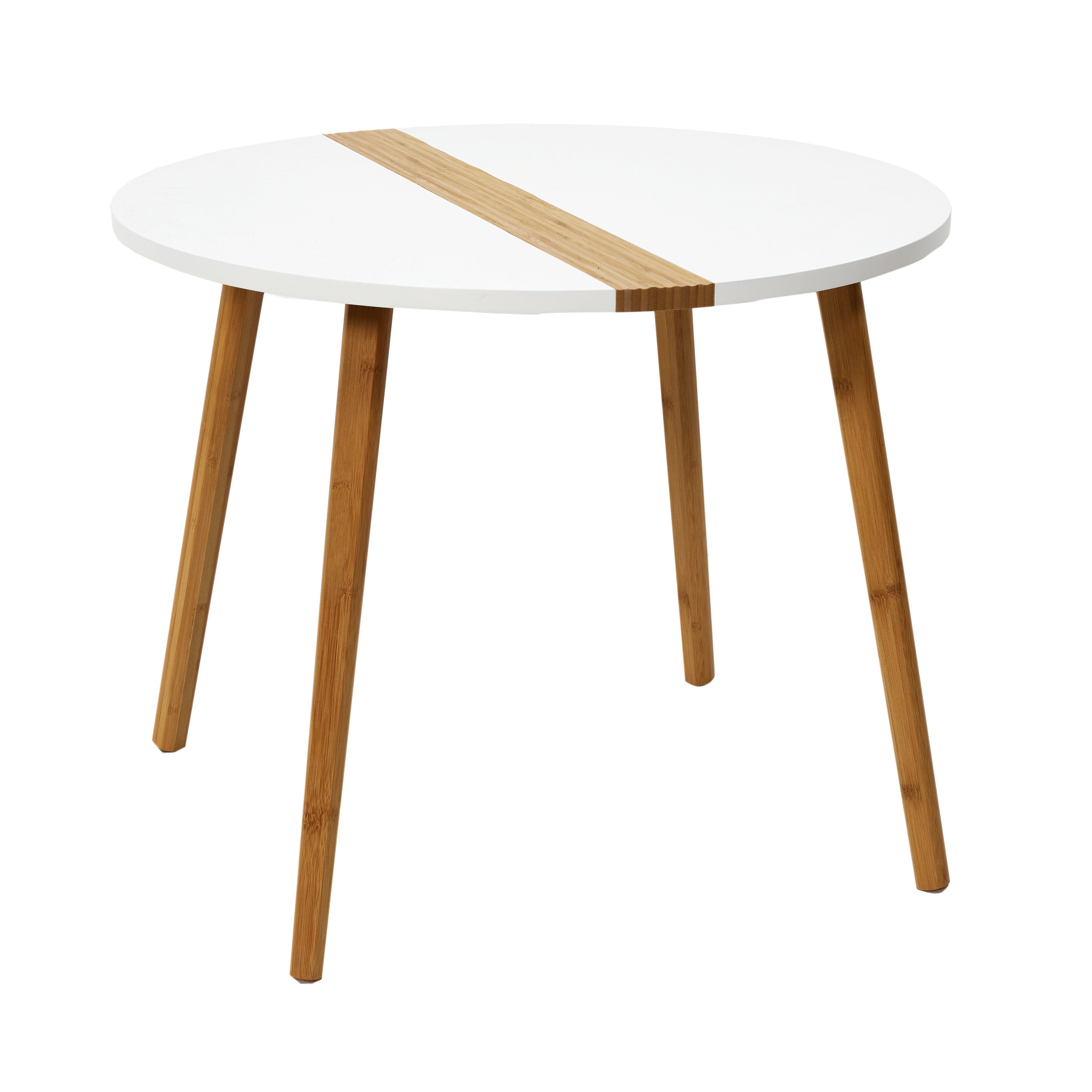 TABLE GIGOGNE BICOLORE RELIEF BLANC X2