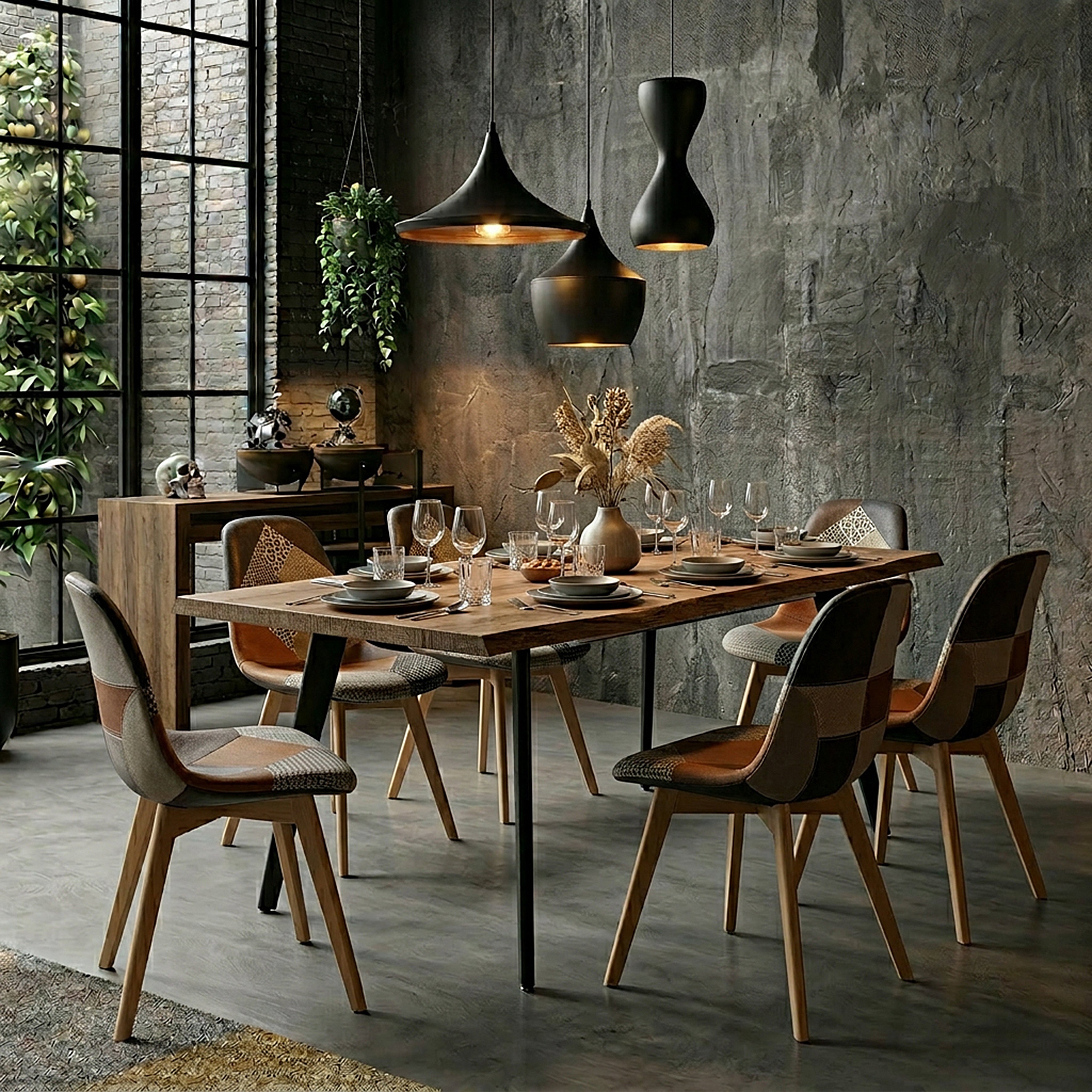 TABLE EXTENSIBLE 6 A 8 PERSONNES FOREST