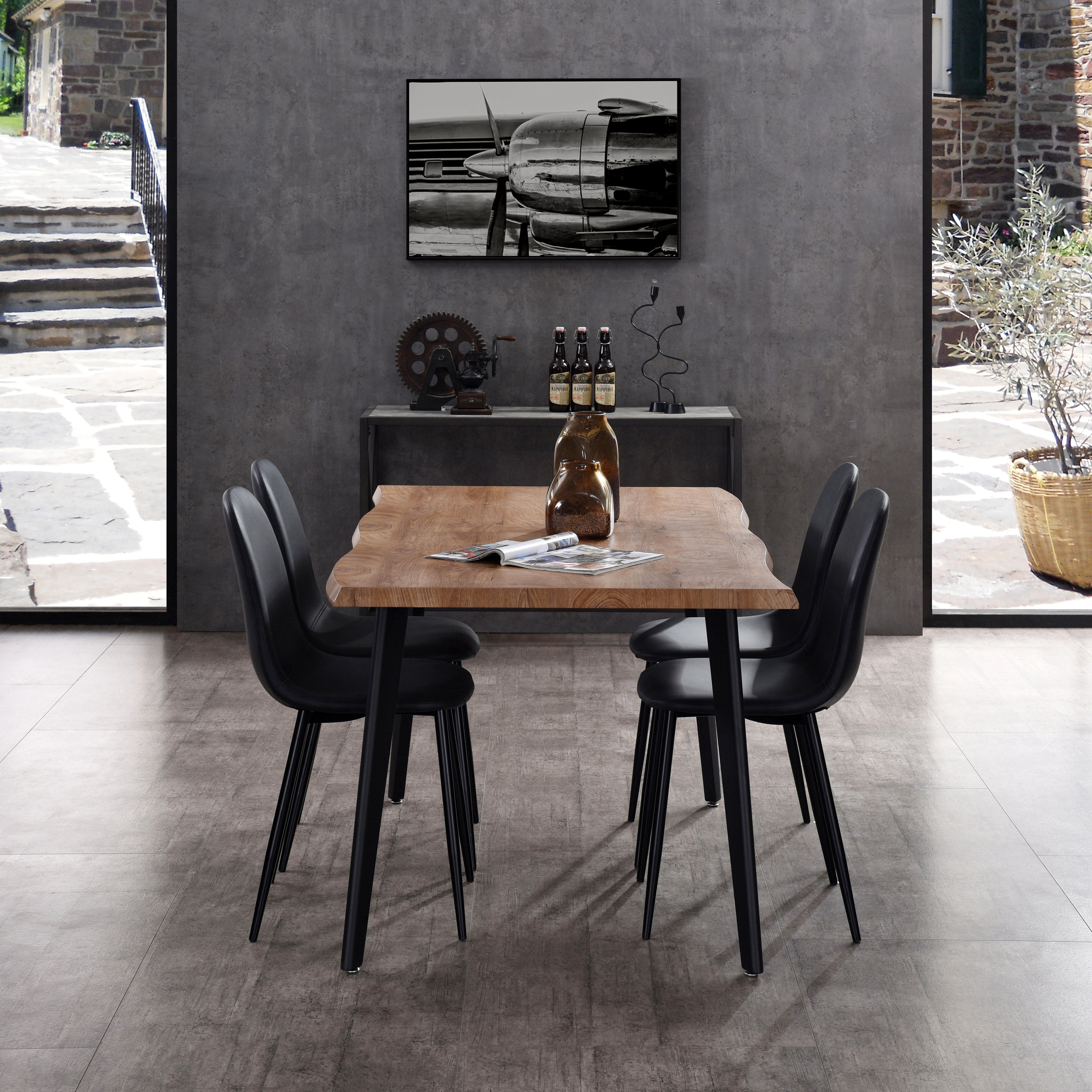 TABLE EXTENSIBLE 6 A 8 PERSONNES FOREST