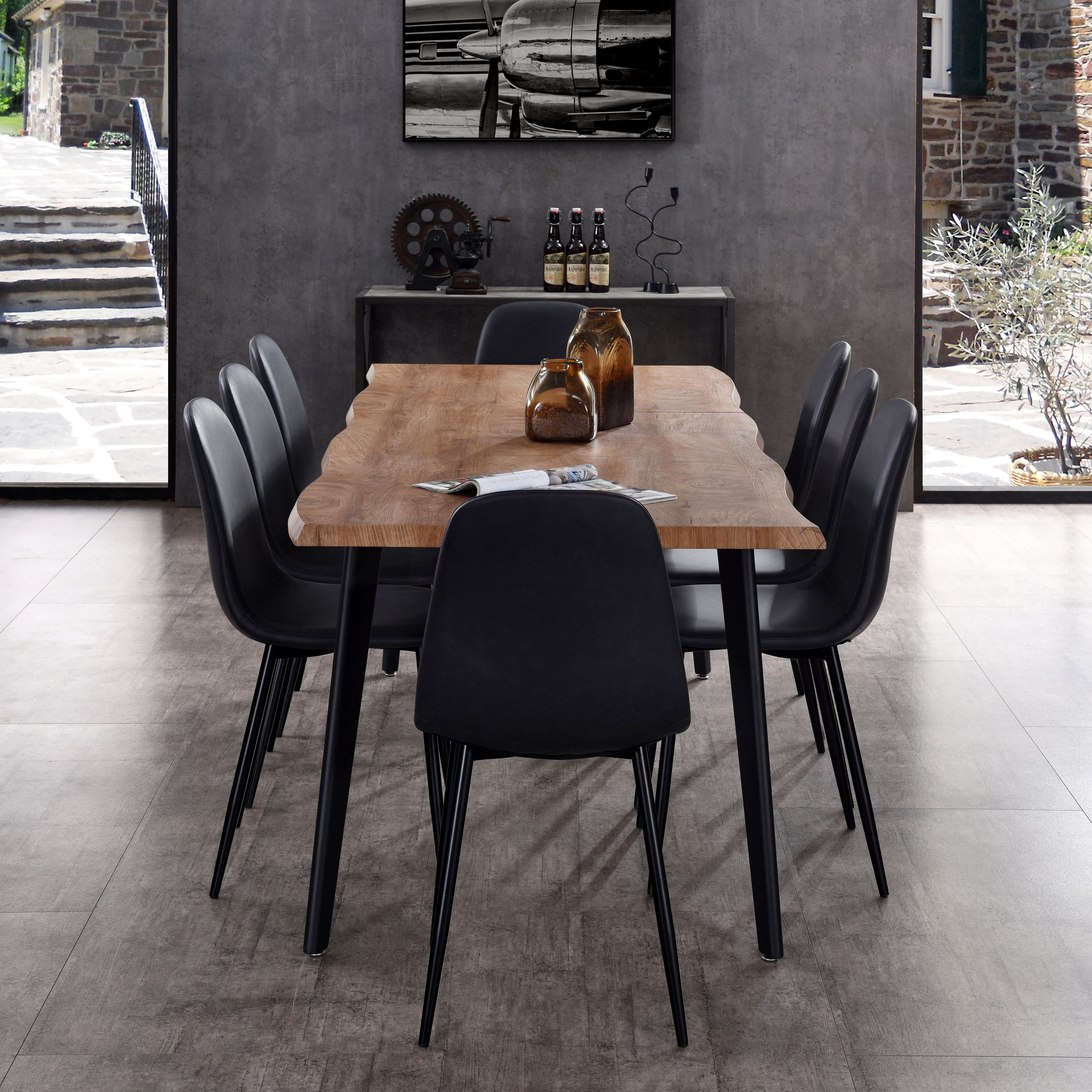 TABLE EXTENSIBLE 6 A 8 PERSONNES FOREST