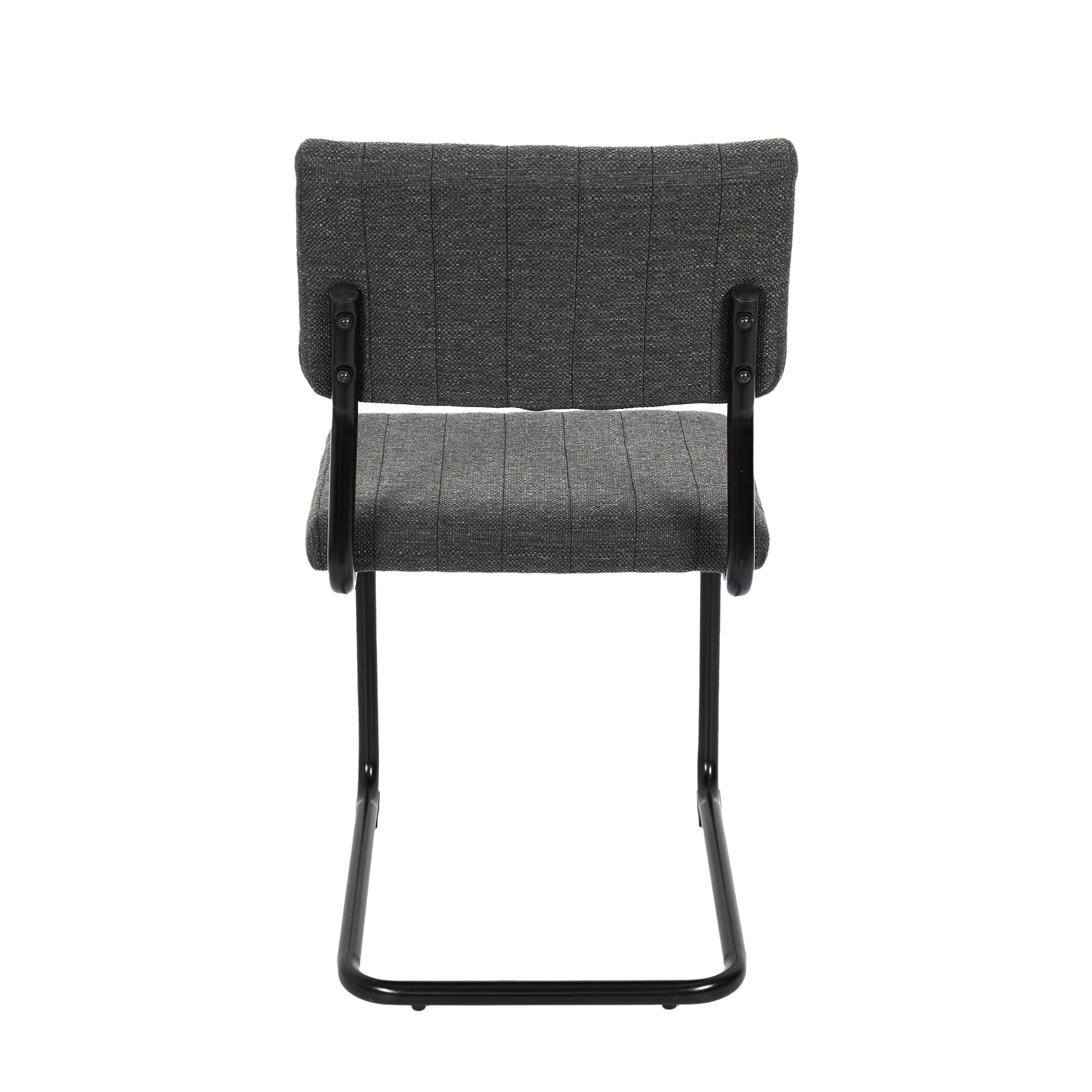 CHAISE ALBAN GRIS CHINE - LOT DE 2
