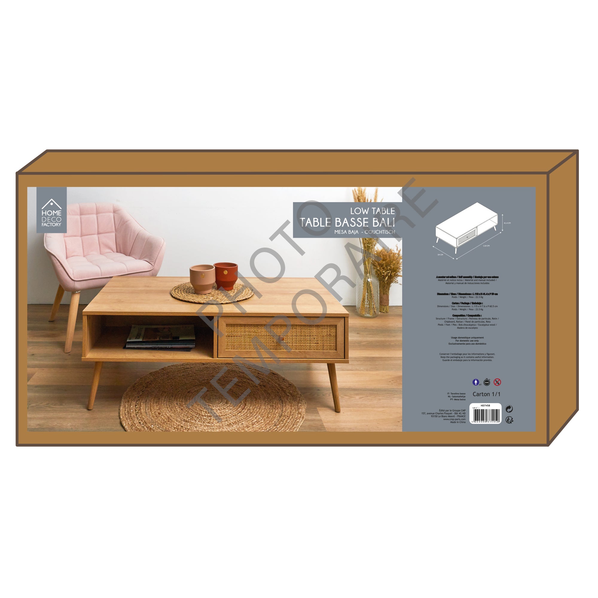 TABLE BASSE BALI