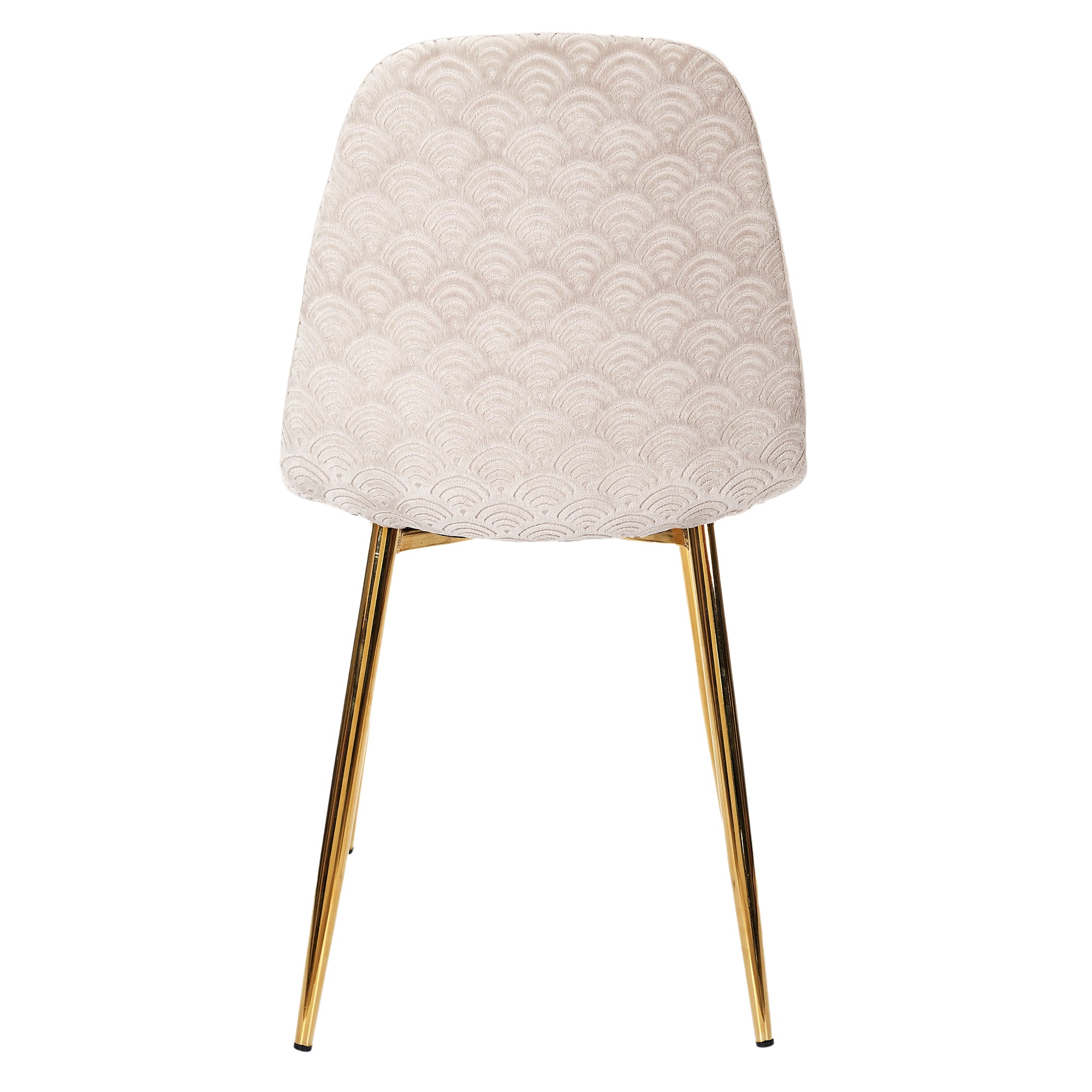 CHAISE PIEDS DORE - LOT DE 4