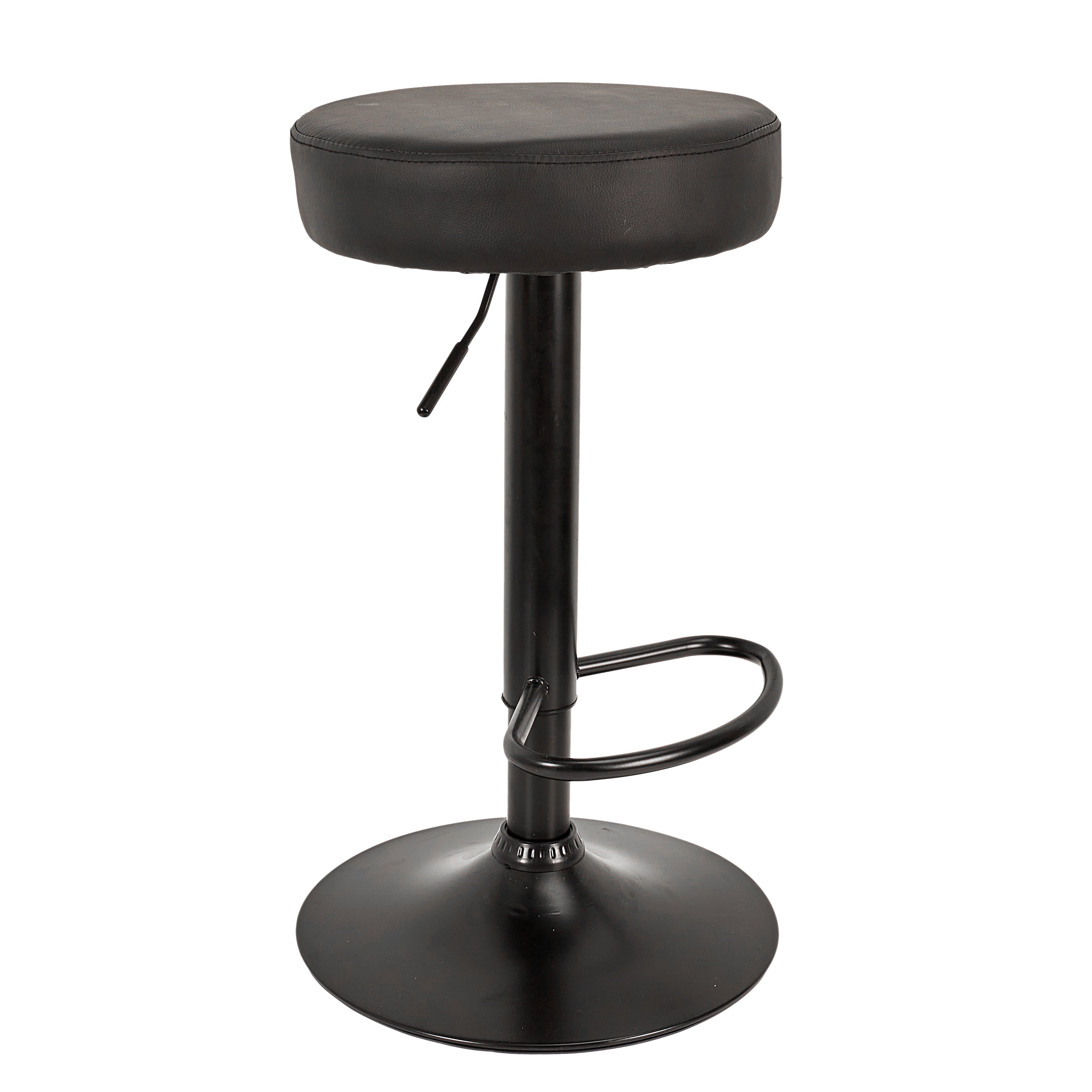 TABOURET DE BAR REGLABLE MUMFORD NOIR - LOT DE 2