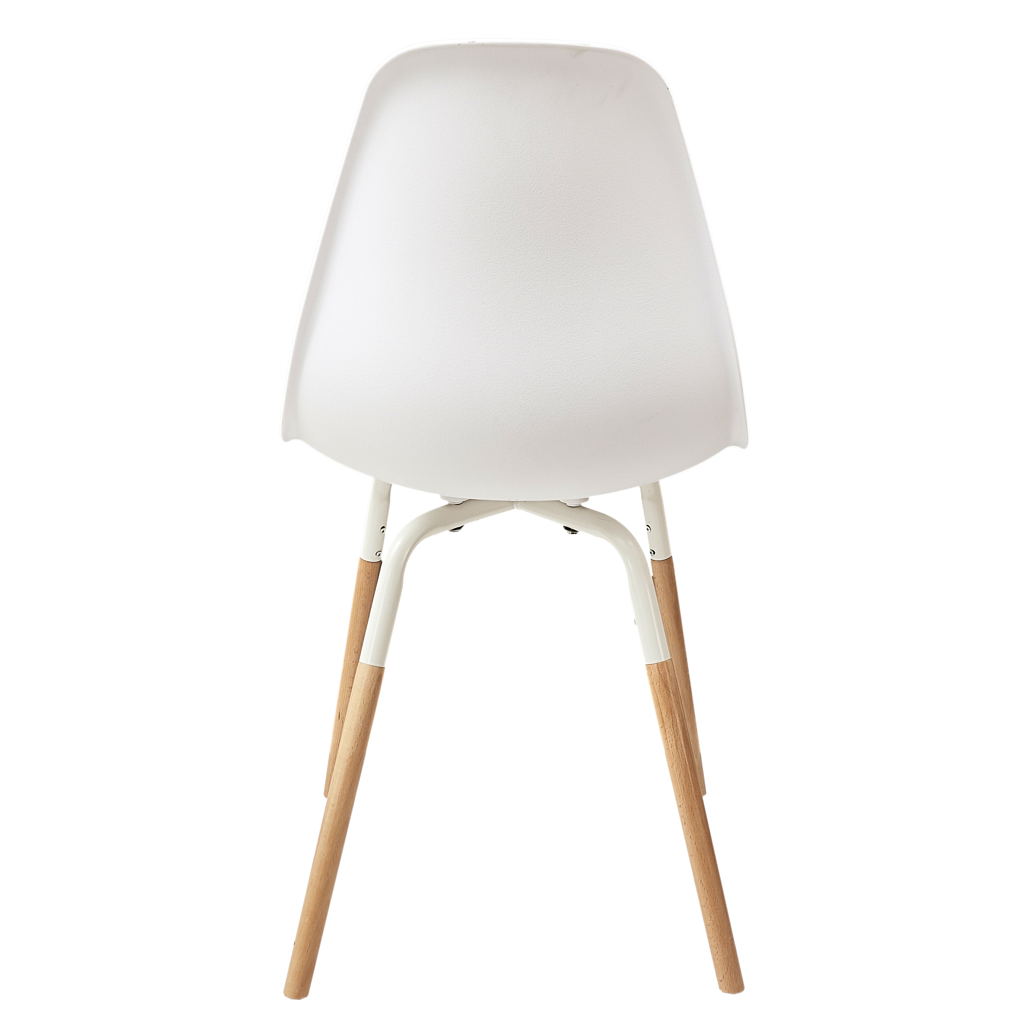 CHAISE PP PHENIX BLANC HOME DECO FACTORY - LOT DE 4