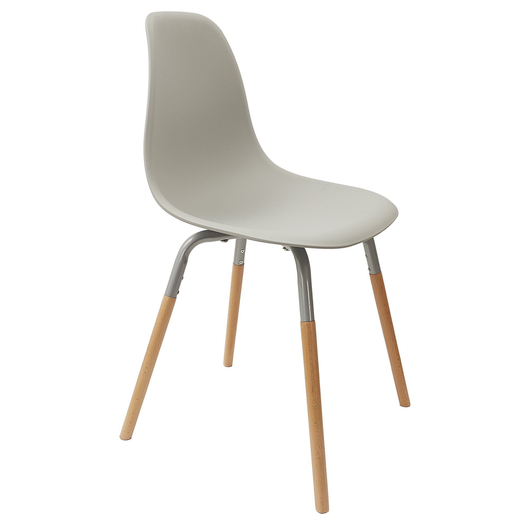 CHAISE PP PHENIX GRIS HOME DECO FACTORY - LOT DE 4
