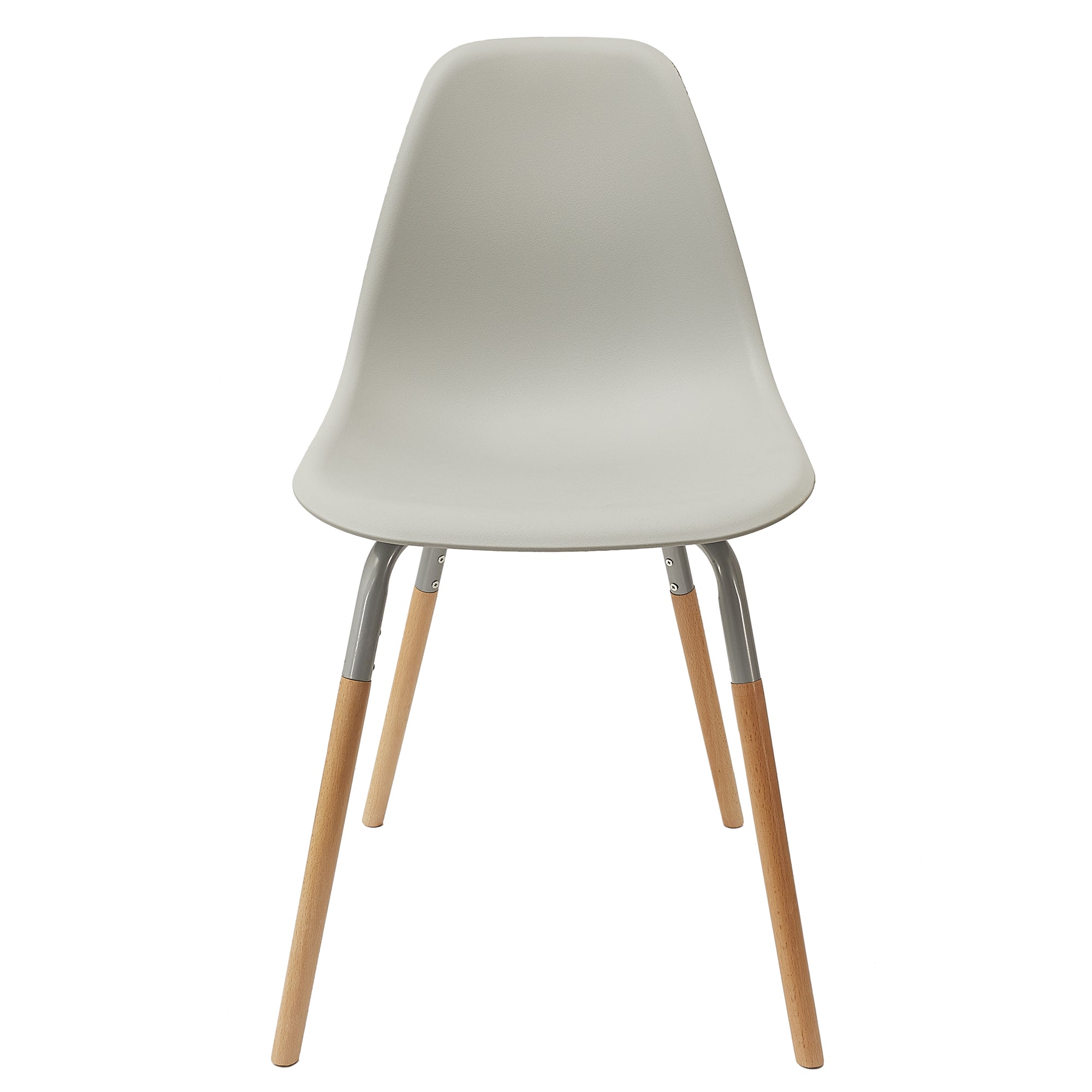 CHAISE PP PHENIX GRIS HOME DECO FACTORY - LOT DE 4
