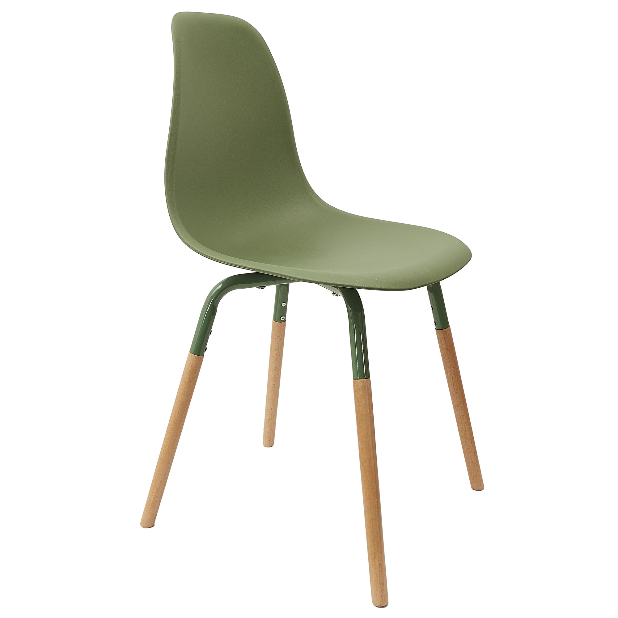 CHAISE PP PHENIX VERT HOME DECO FACTORY - LOT DE 4